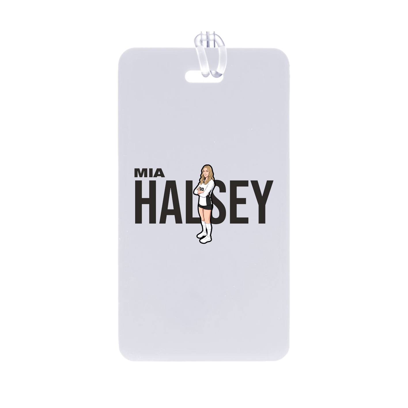 Bag Tag — Player Name in Classic
