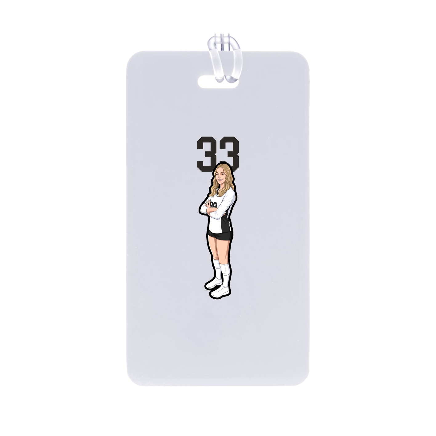Bag Tag — Number Top in Classic