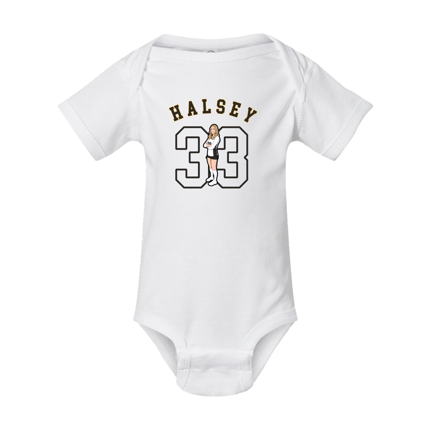 Baby Onesie — Shirsey Arch in White