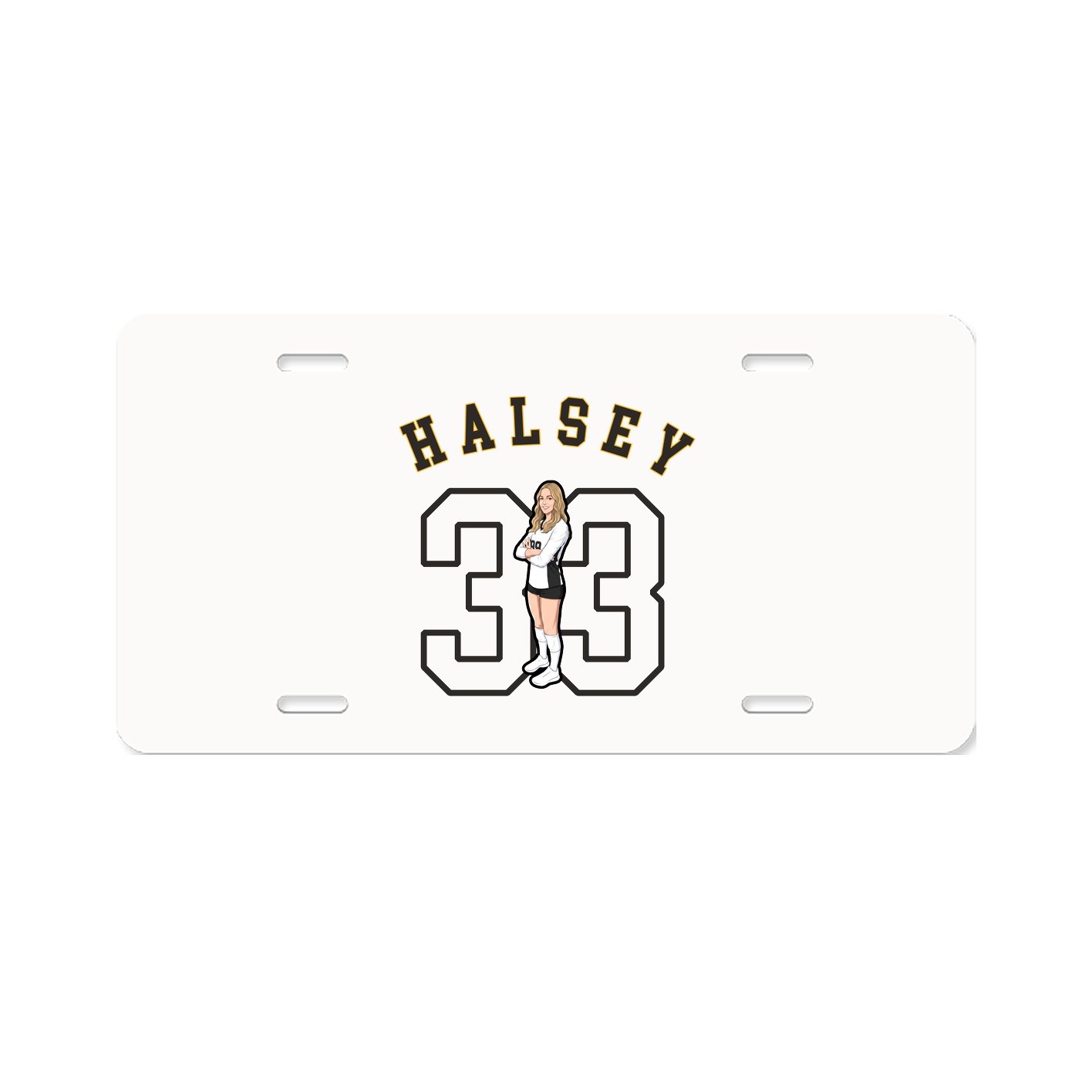 License Plate — Shirsey Arch in Classic