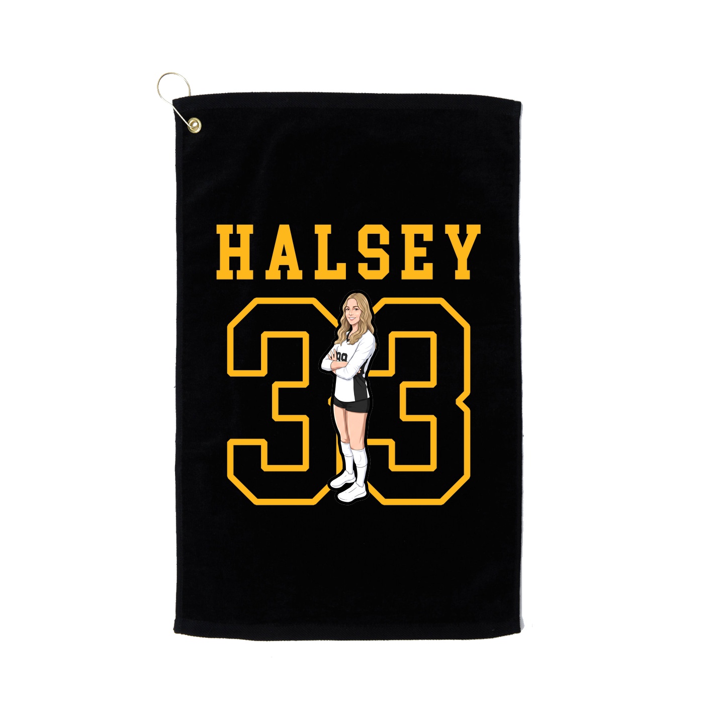 Golf Towel — Shirsey in Black