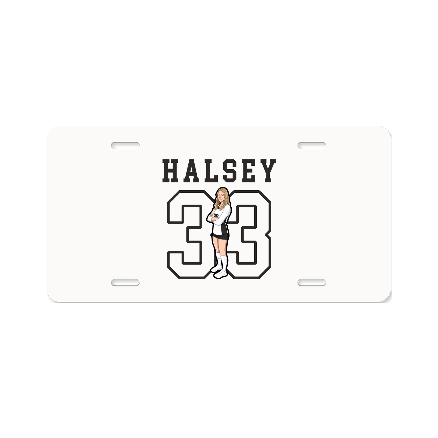 License Plate — Shirsey in Classic