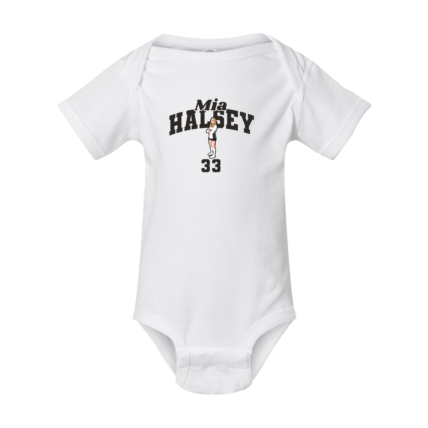 Baby Onesie — Signature Arch in White