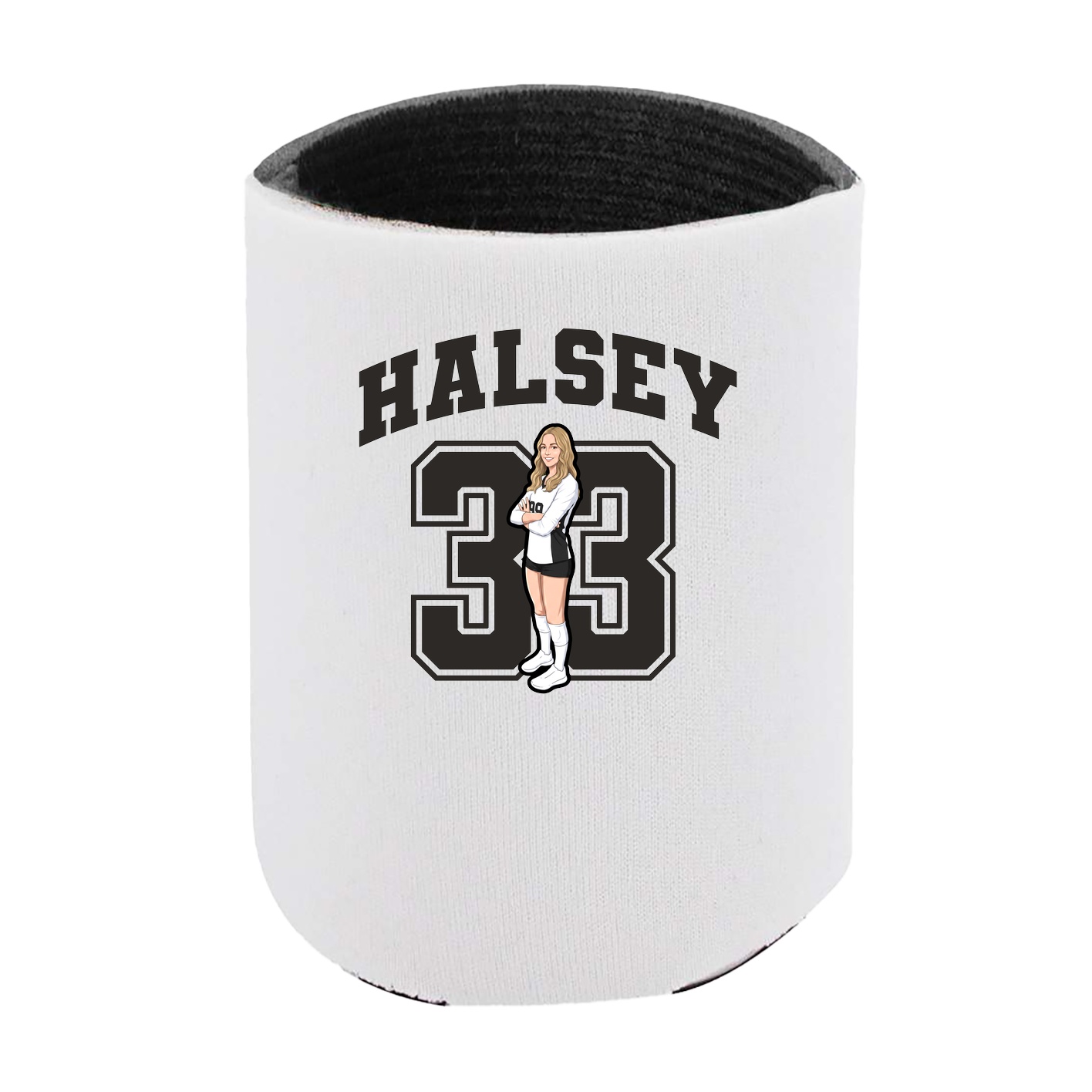 Can Holder — Number in White