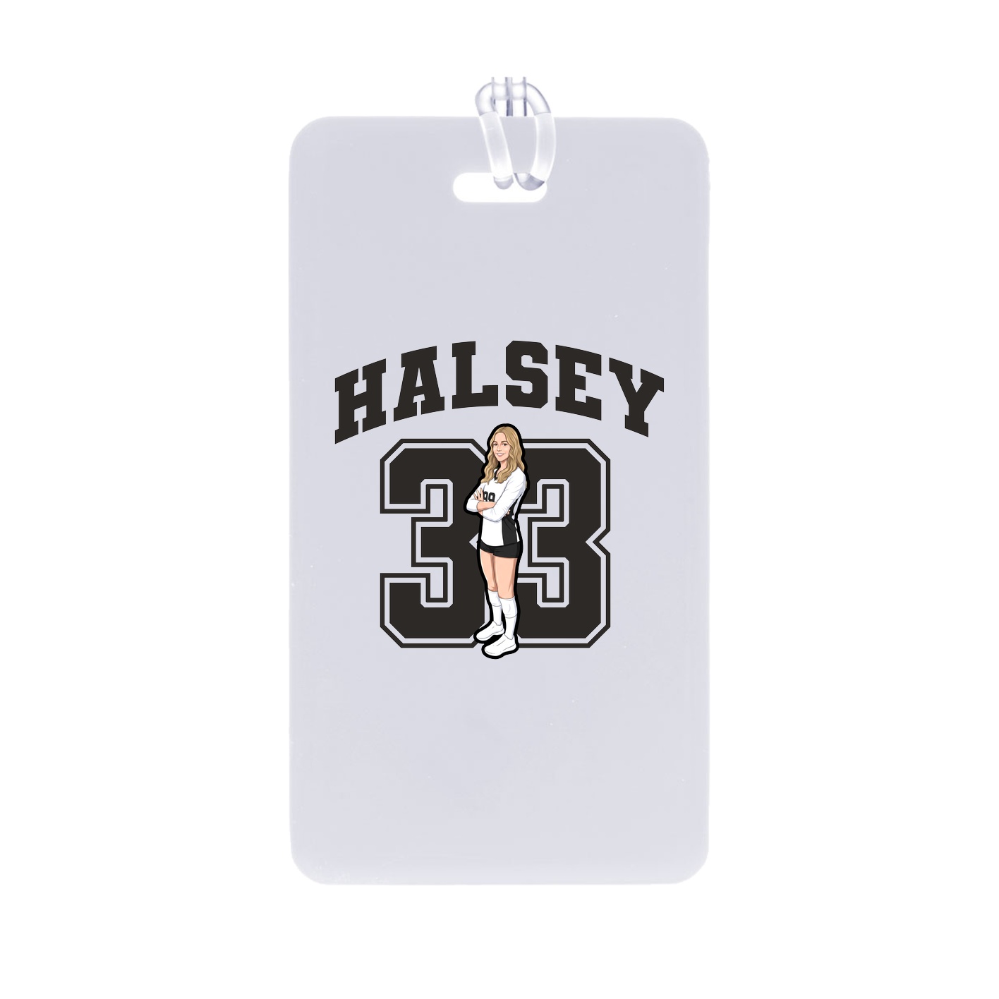 Bag Tag — Number in Classic