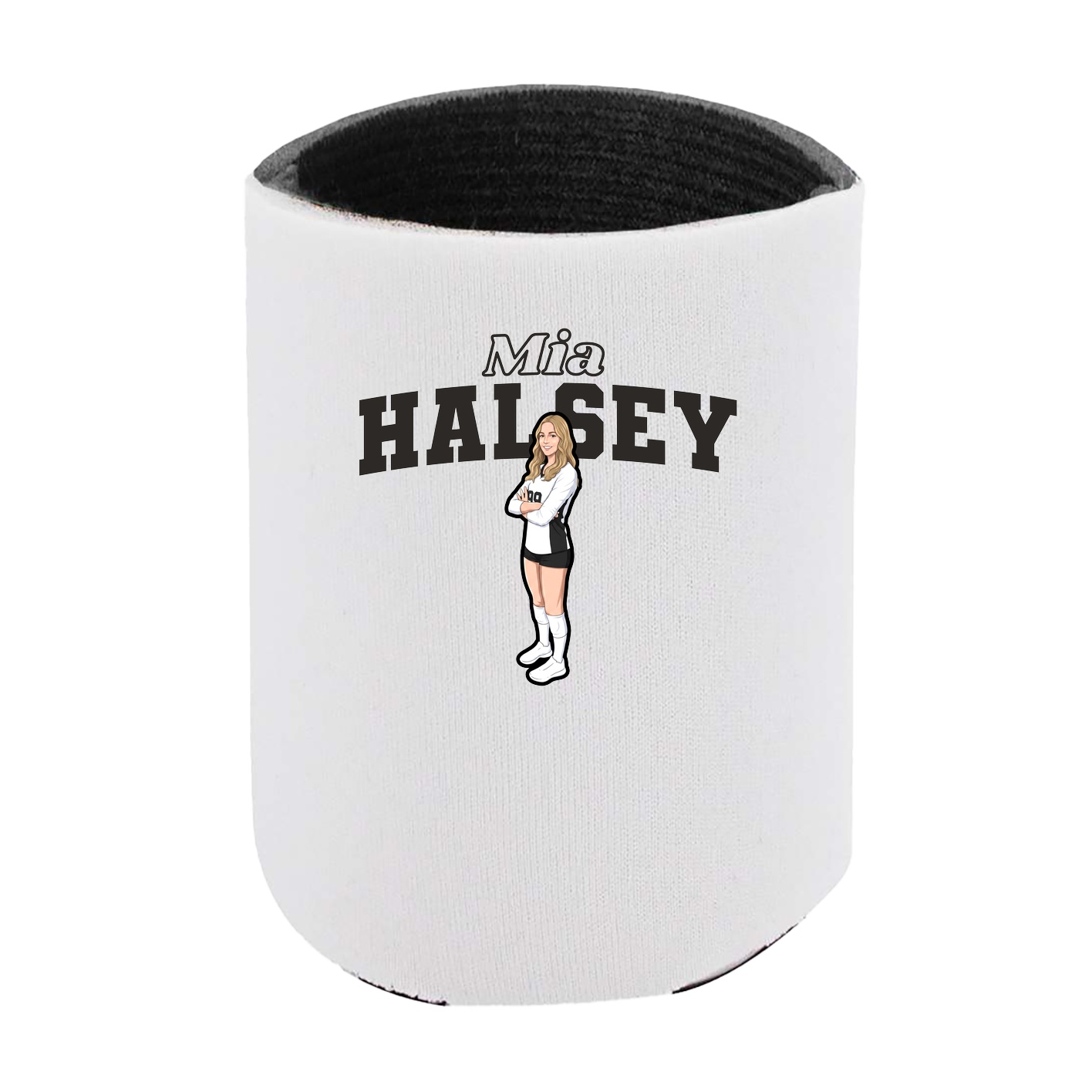 Can Holder — Name Arch in White