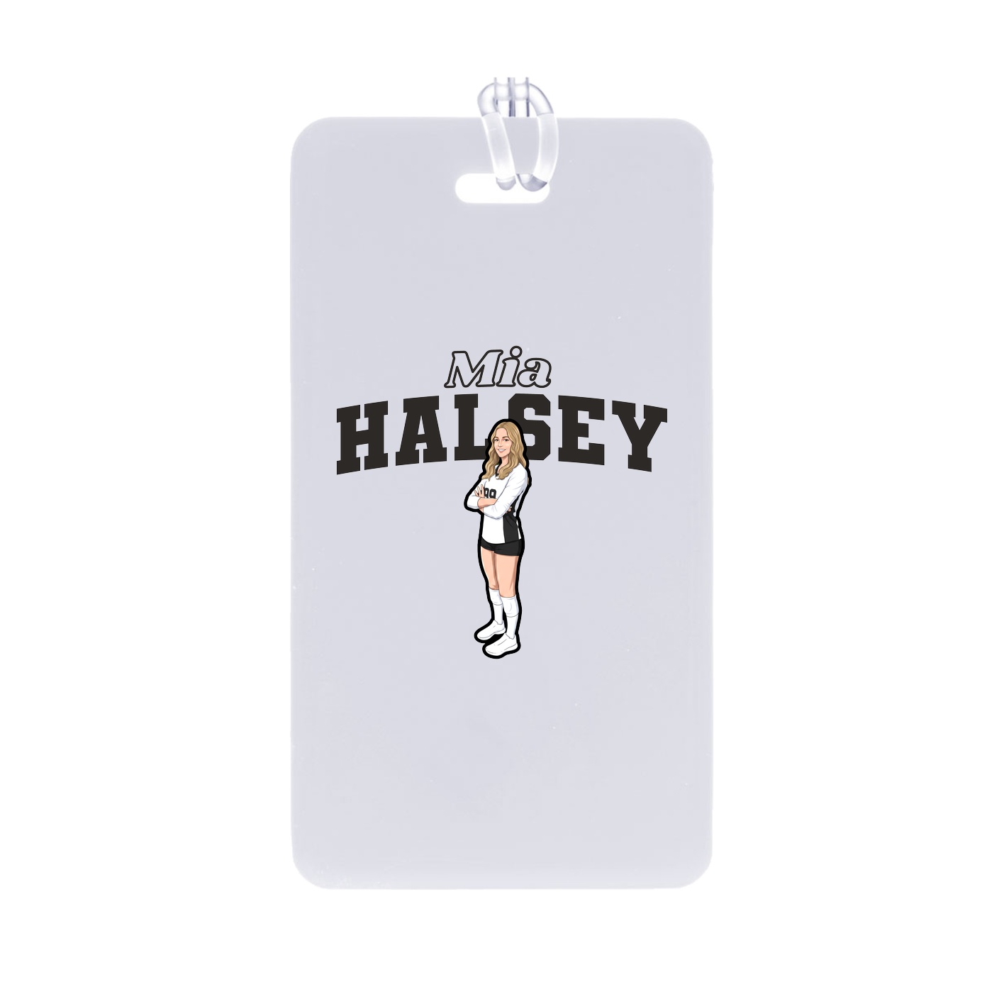 Bag Tag — Name Arch in Classic