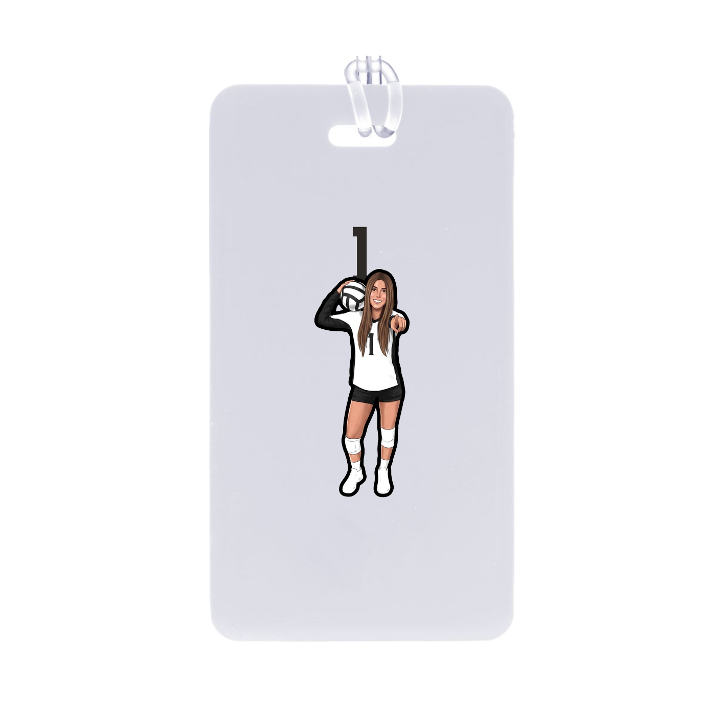 Bag Tag — Number Top in Classic