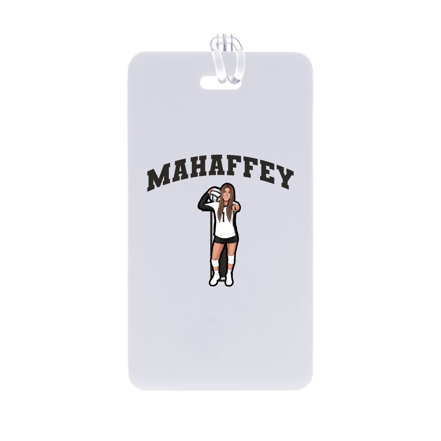 Bag Tag — Number in Classic