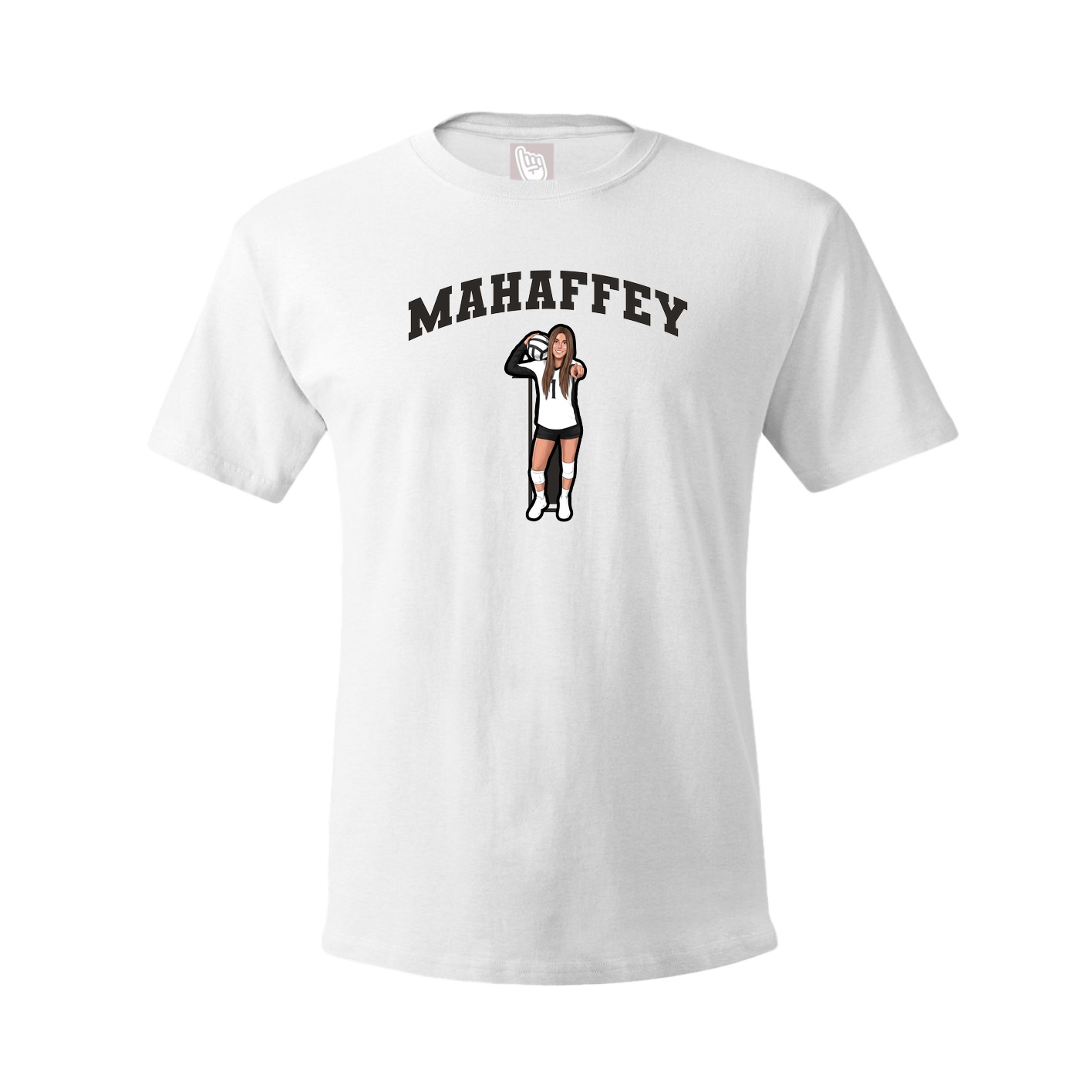 Tee — Number in White