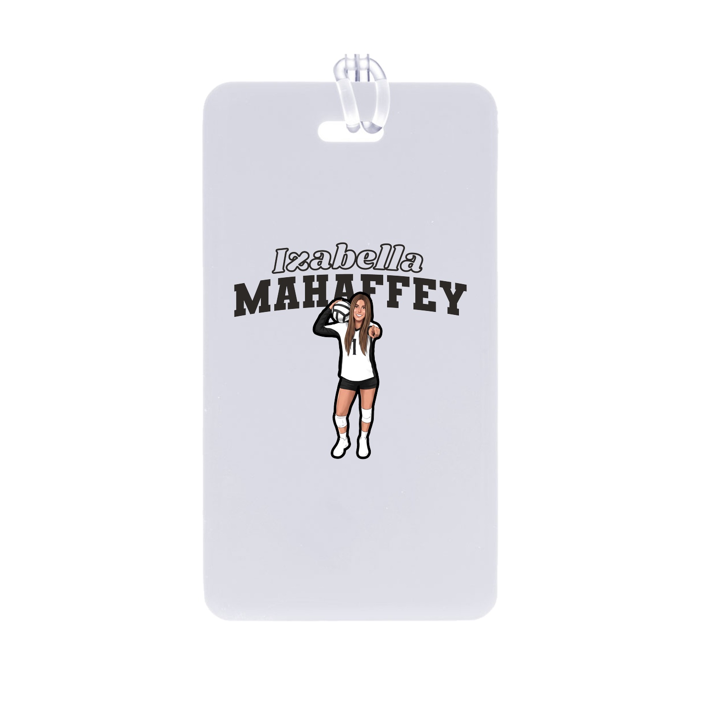 Bag Tag — Name Arch in Classic