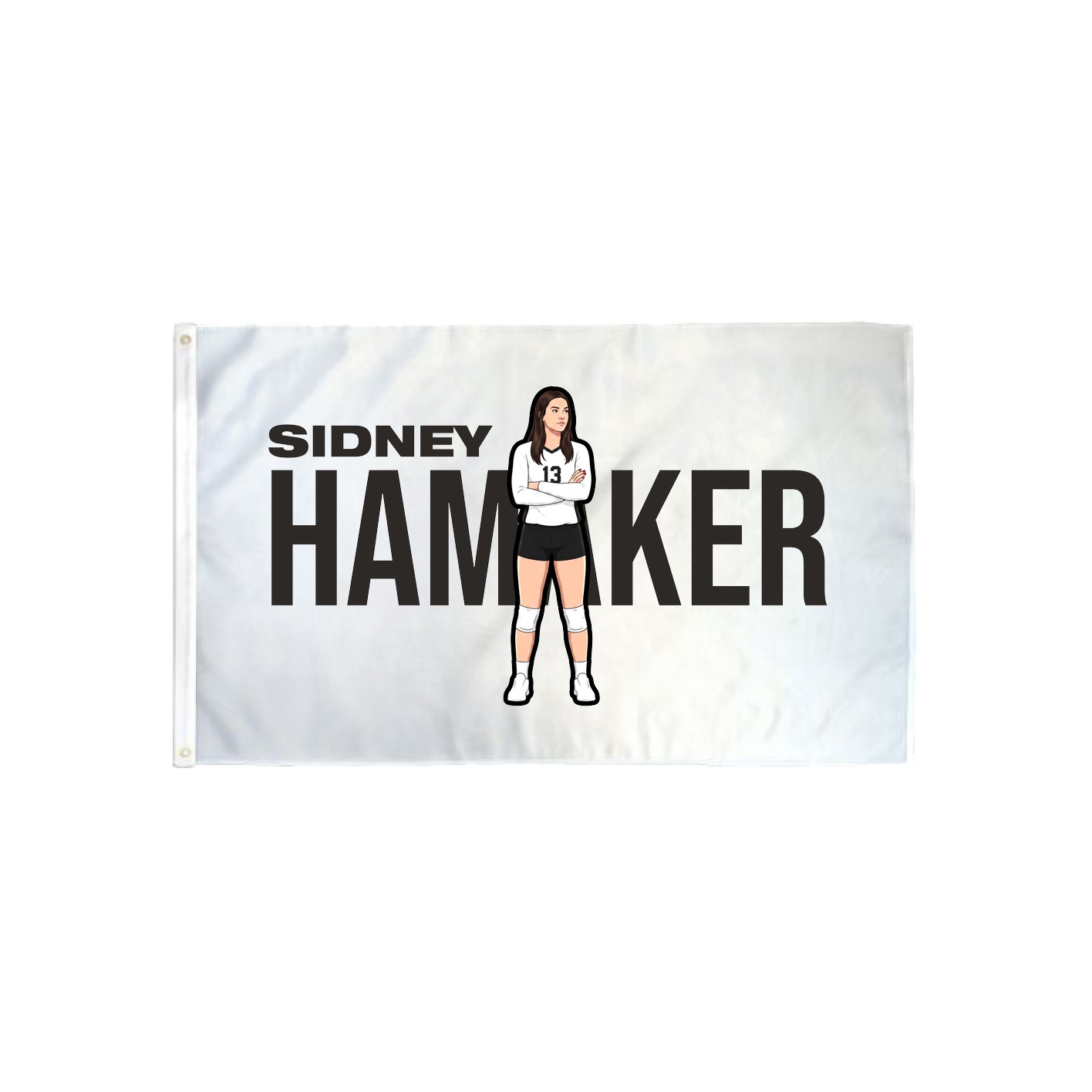 3x5 Flag — Player Name in Classic