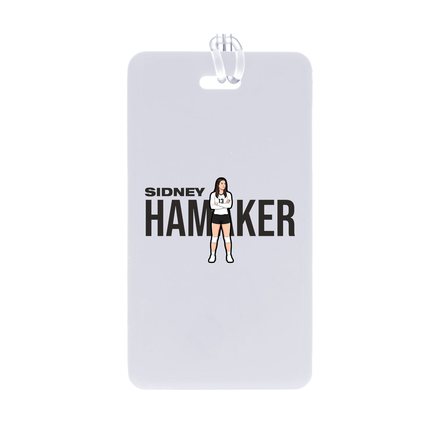 Bag Tag — Player Name in Classic