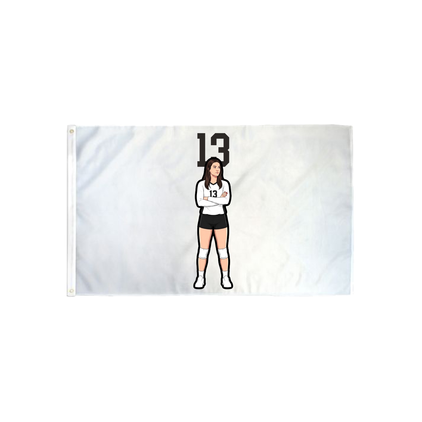 3x5 Flag — Number Top in Classic