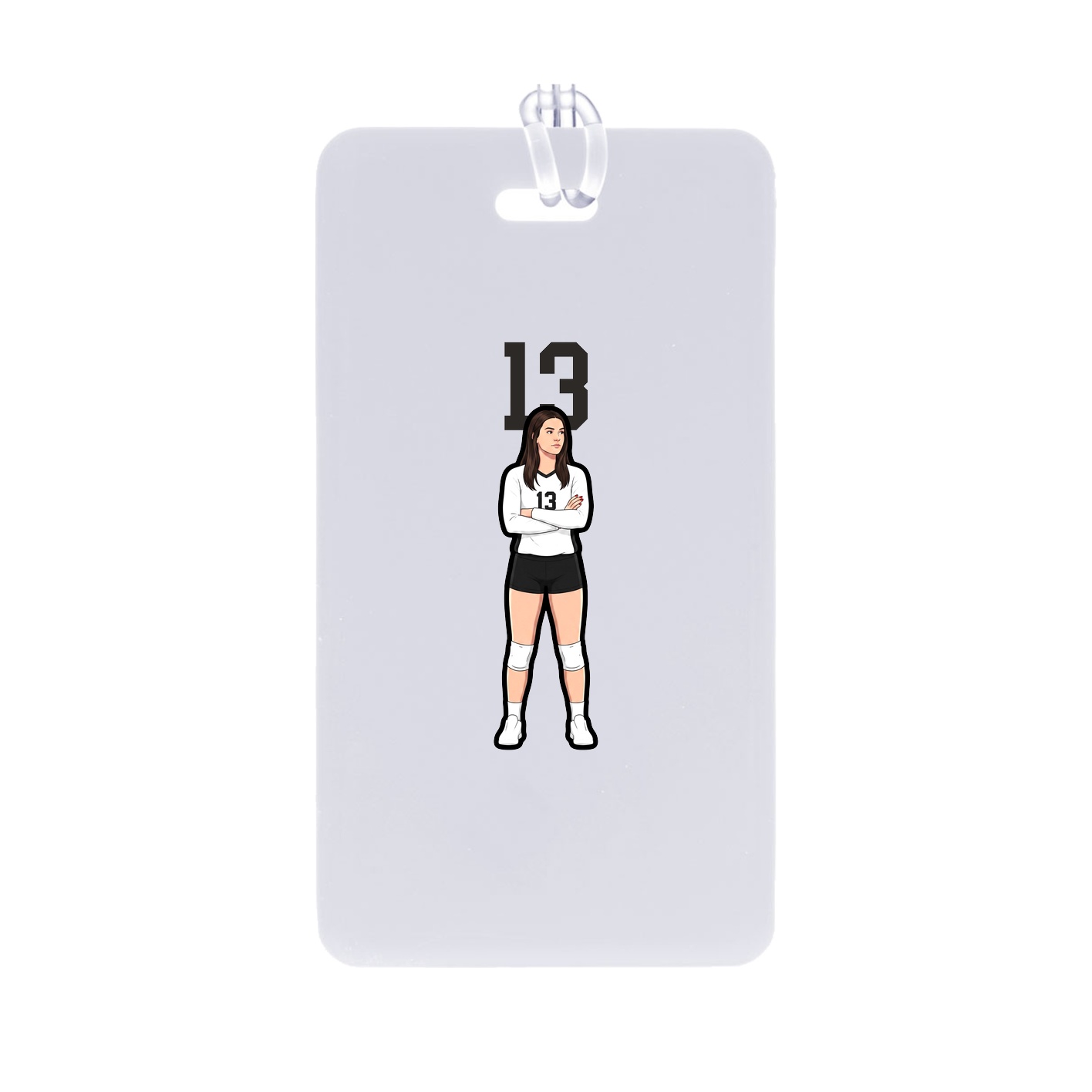 Bag Tag — Number Top in Classic