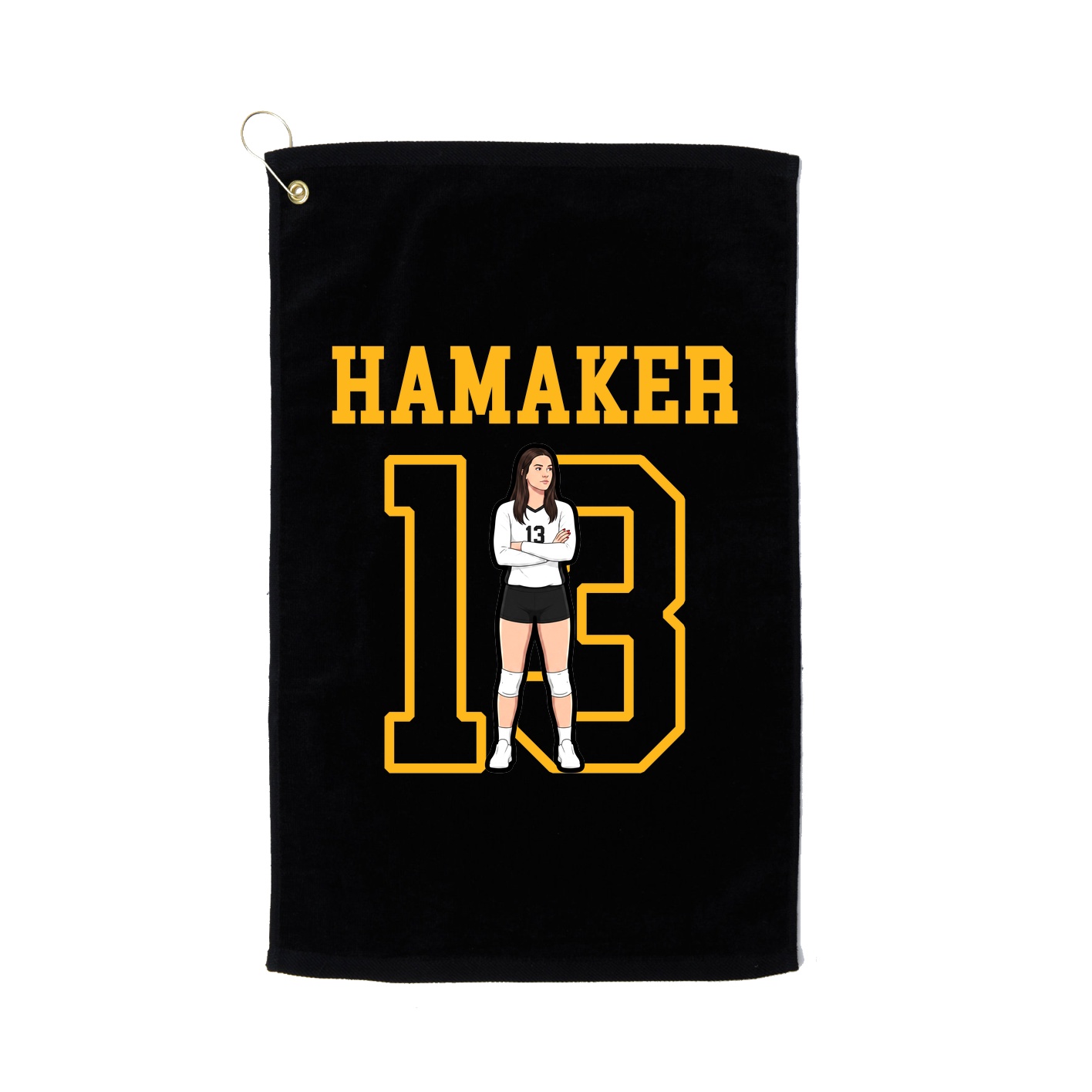 Golf Towel — Shirsey in Black