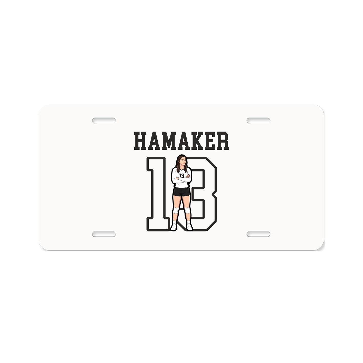 License Plate — Shirsey in Classic