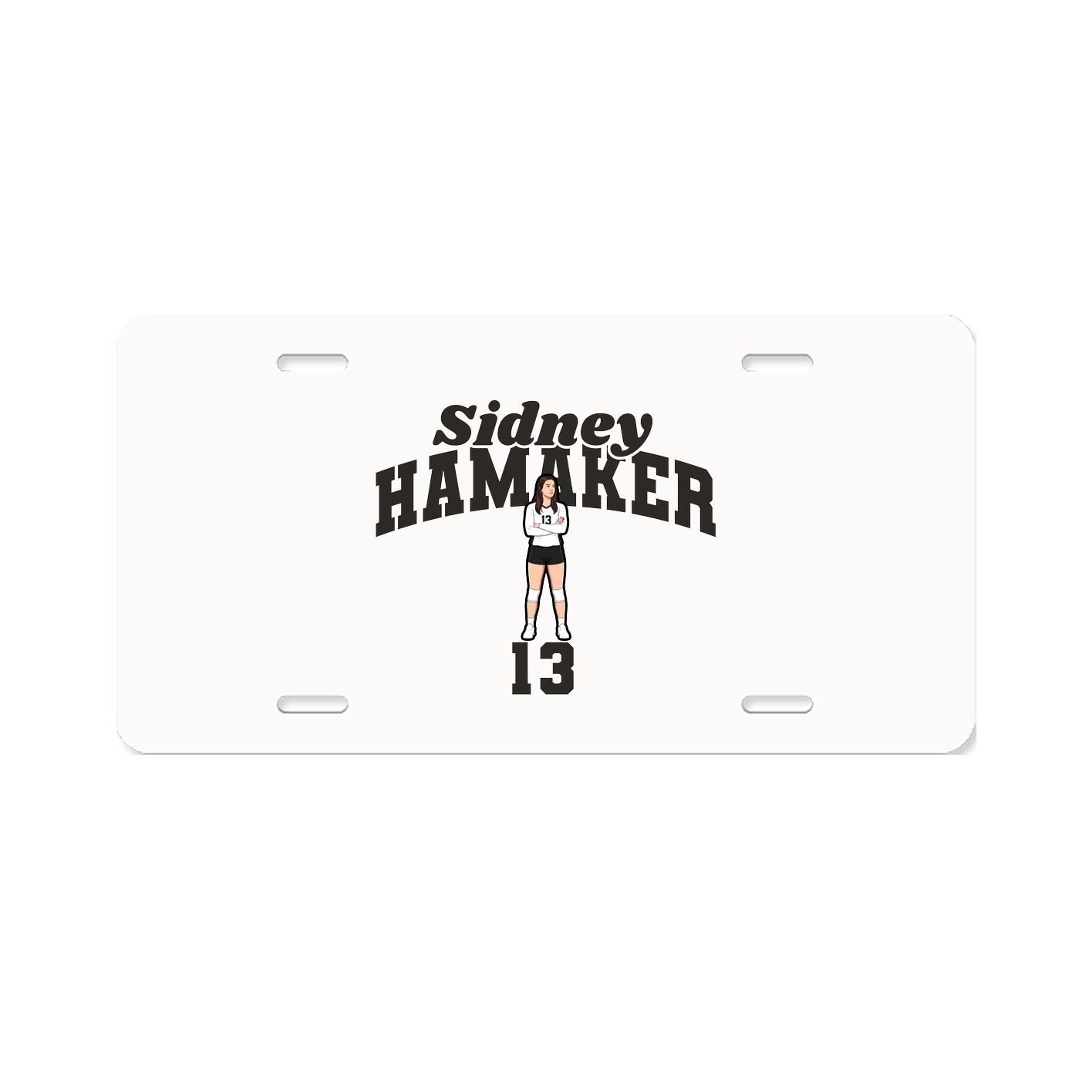 License Plate — Signature Arch in Classic