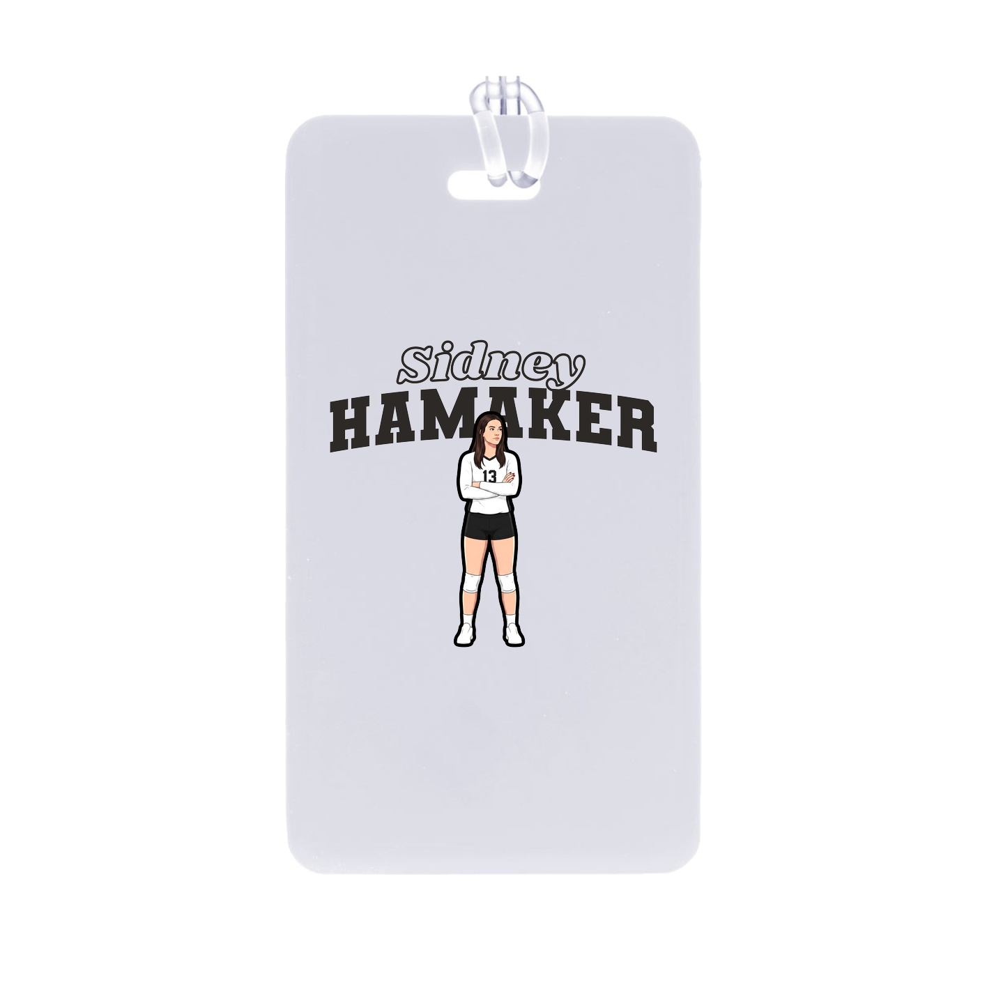 Bag Tag — Name Arch in Classic