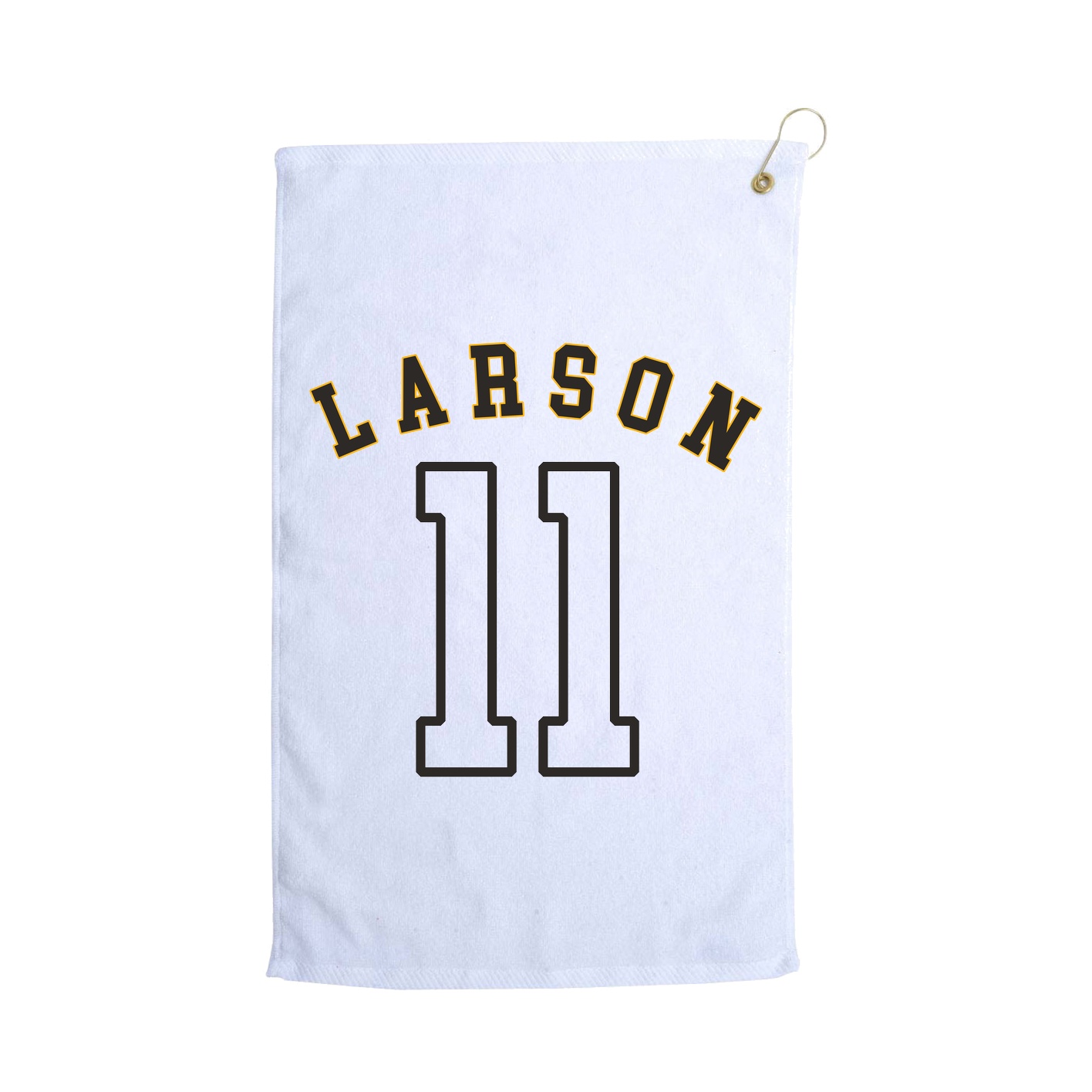 Golf Towel — Shirsey Arch in White