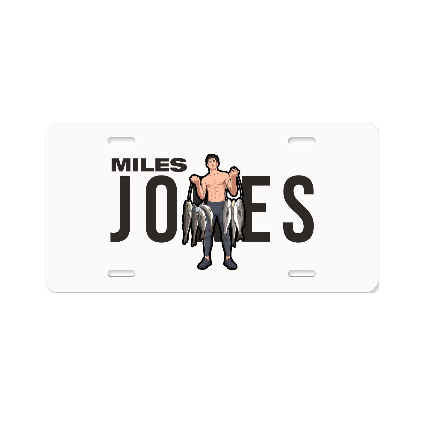 License Plate — Player Name in Classic