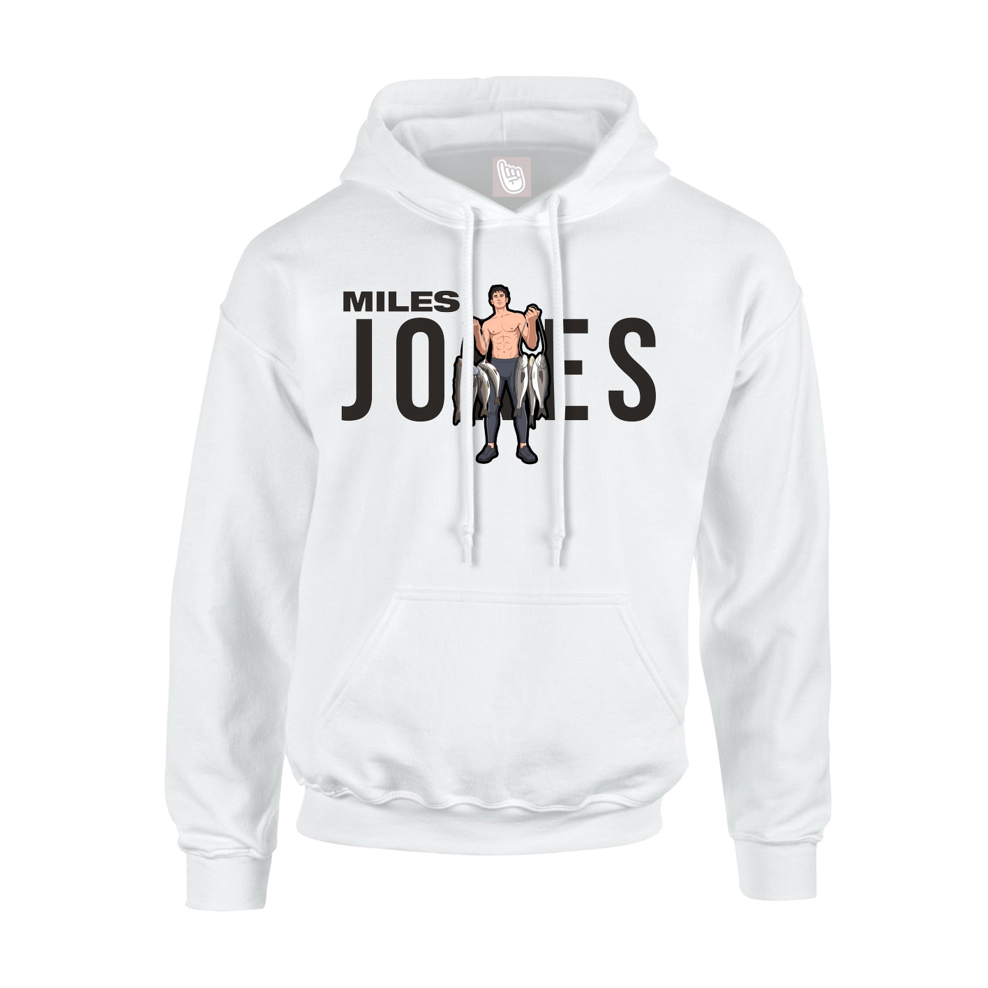 Hoodie — Player Name in White