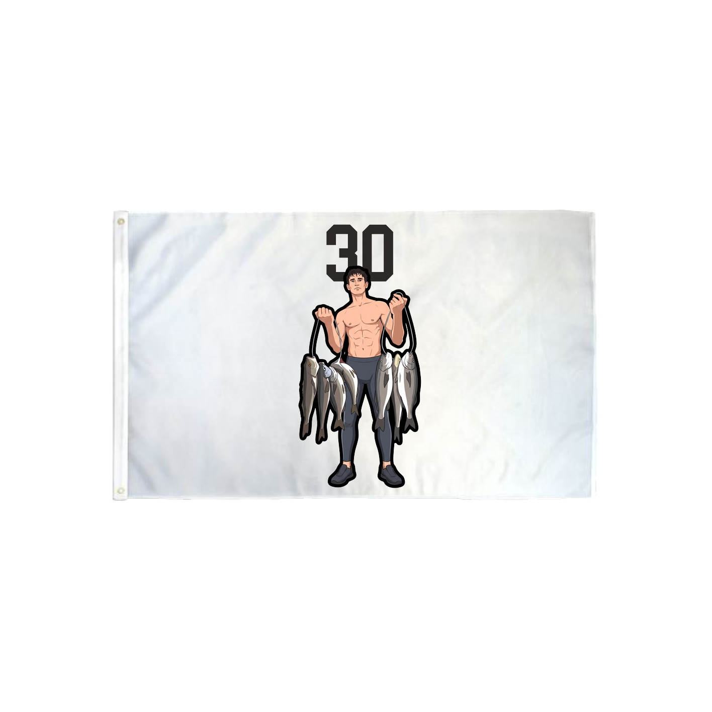 3x5 Flag — Number Top in Classic