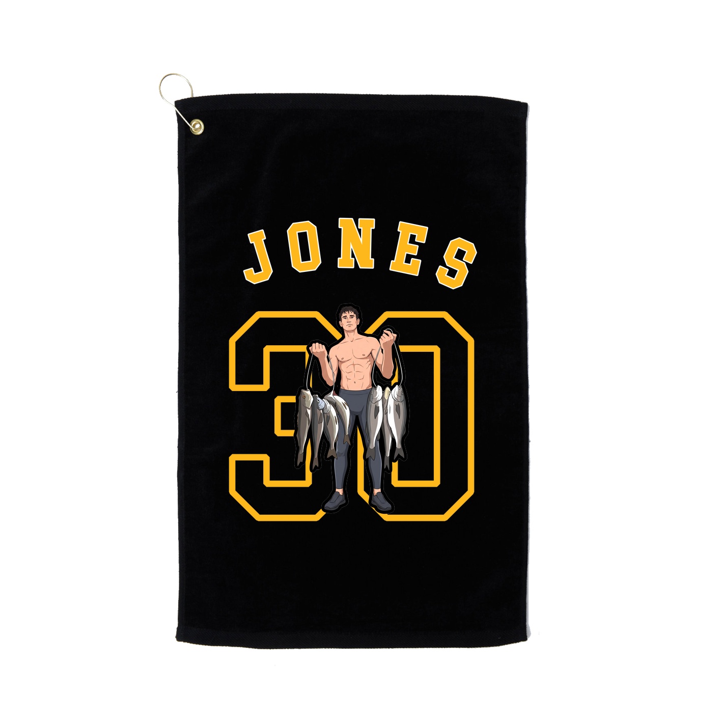 Golf Towel — Shirsey Arch in Black