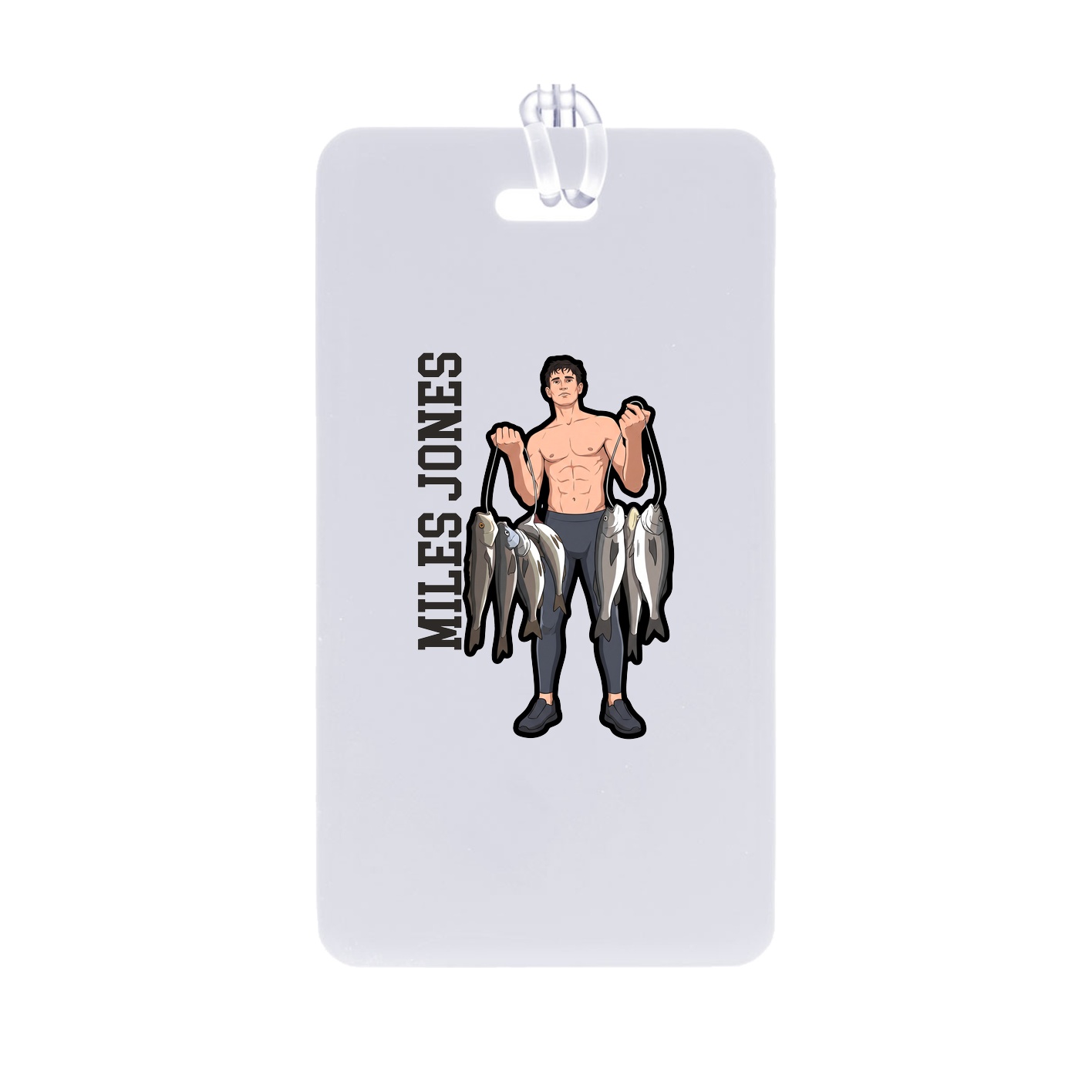 Bag Tag — Name Vertical in Classic