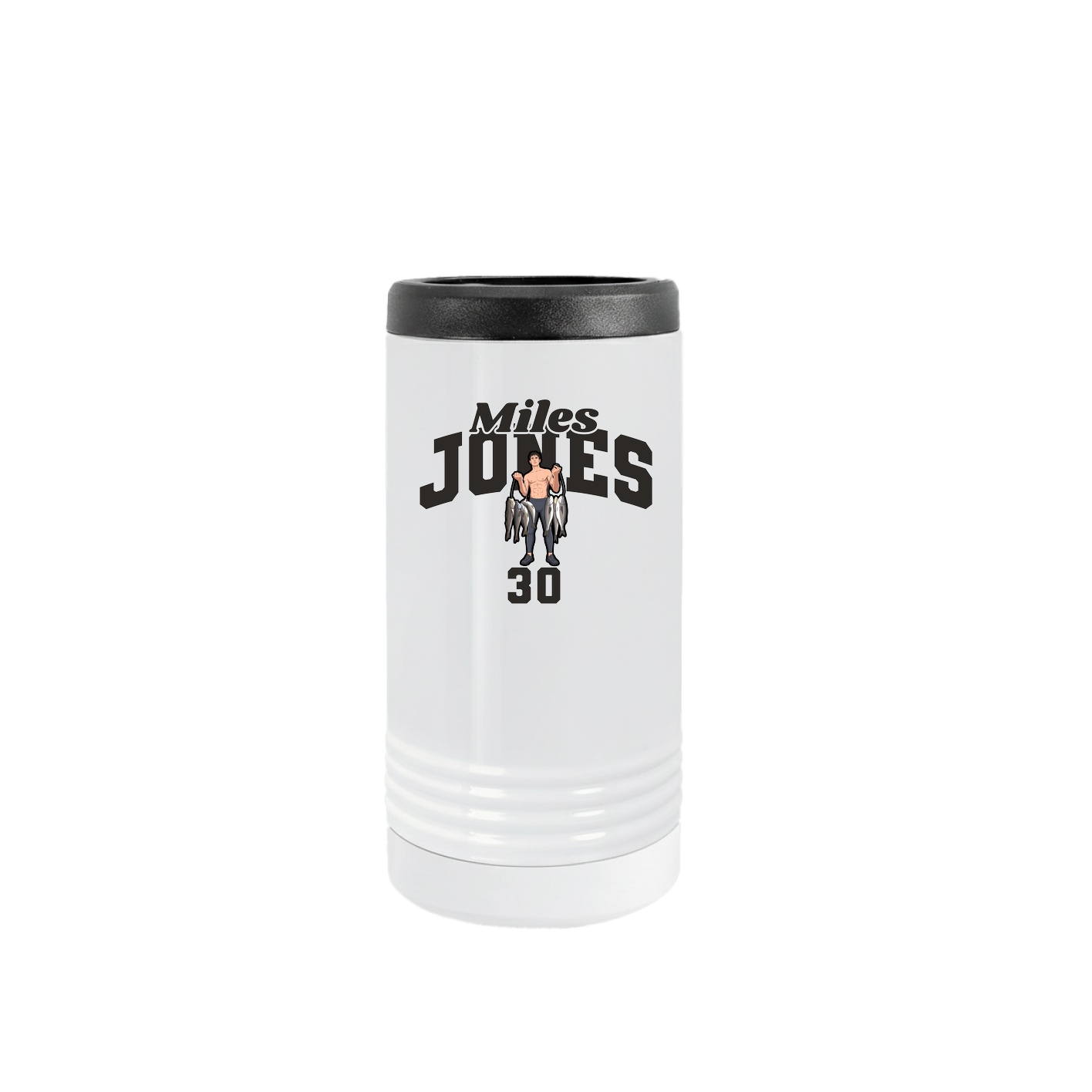 Slim Beverage Holder — Signature Arch in White