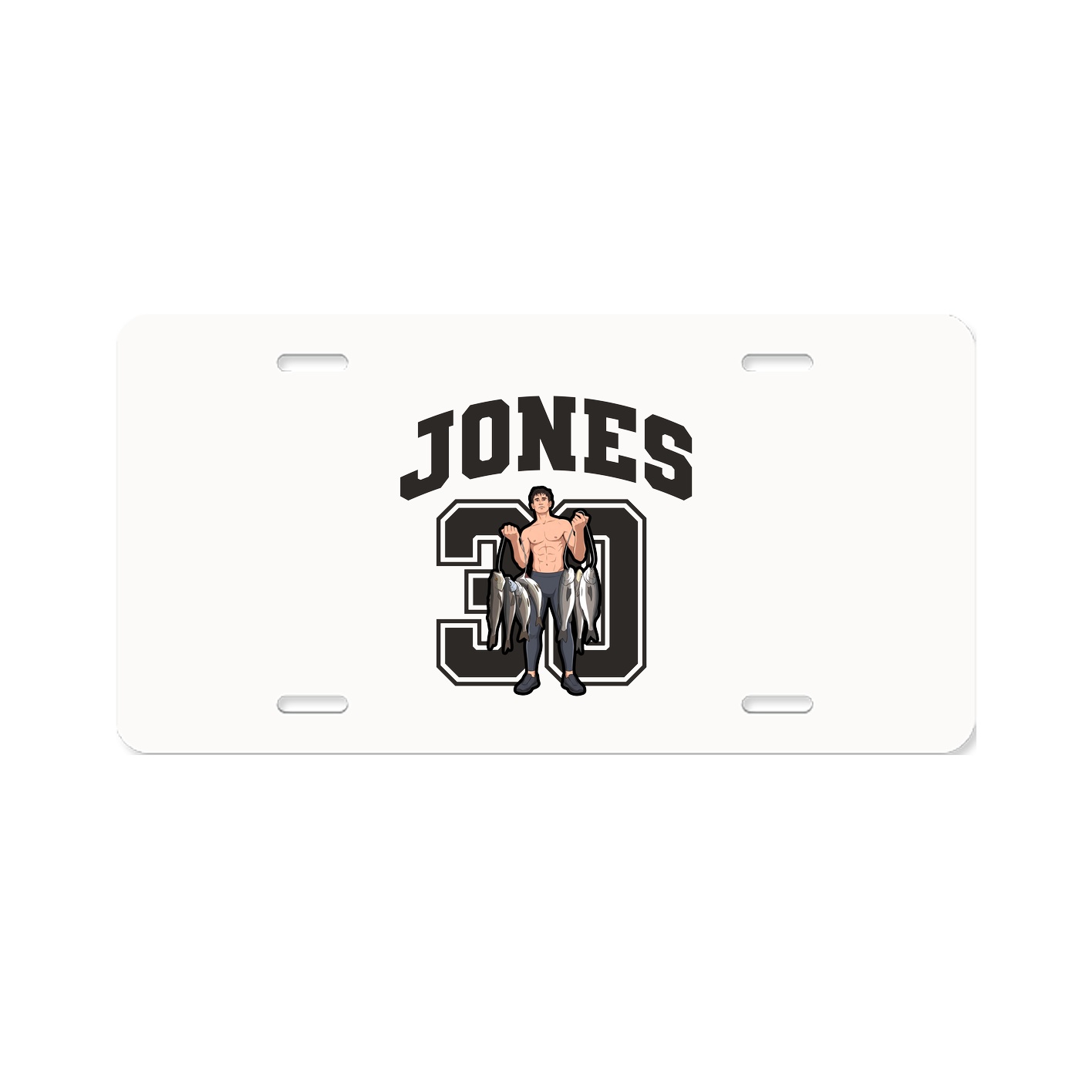 License Plate — Number in Classic