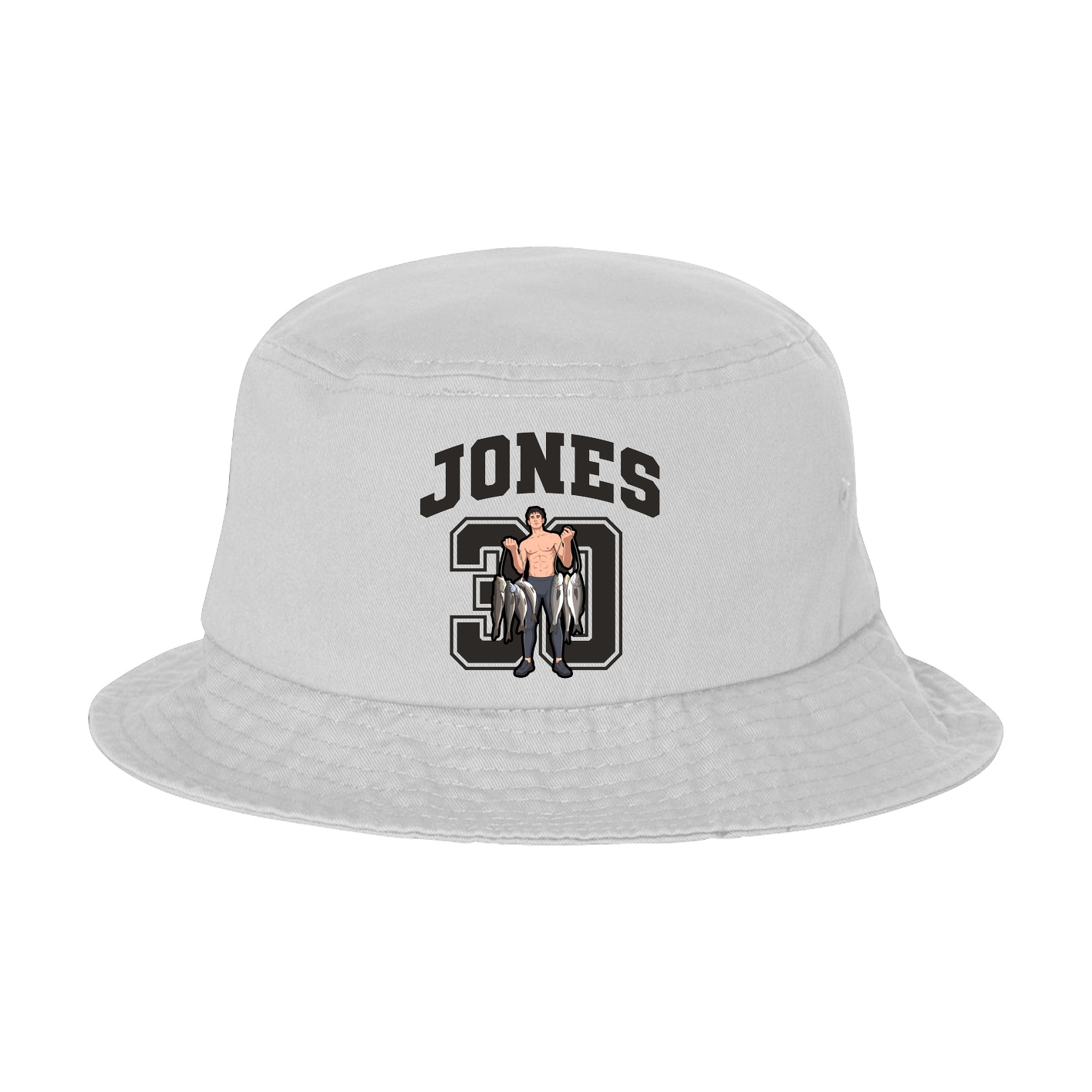 Bucket Cap — Number in White