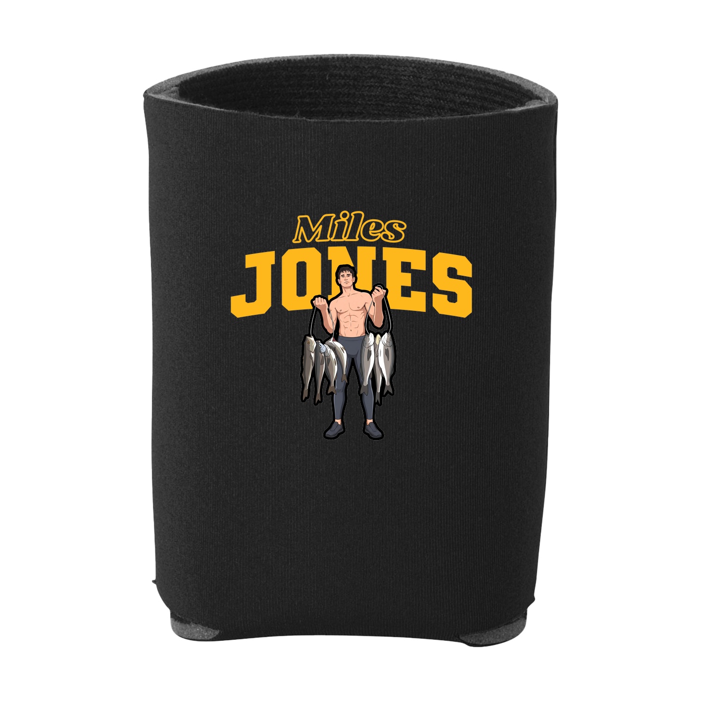 Can Holder — Name Arch in Black