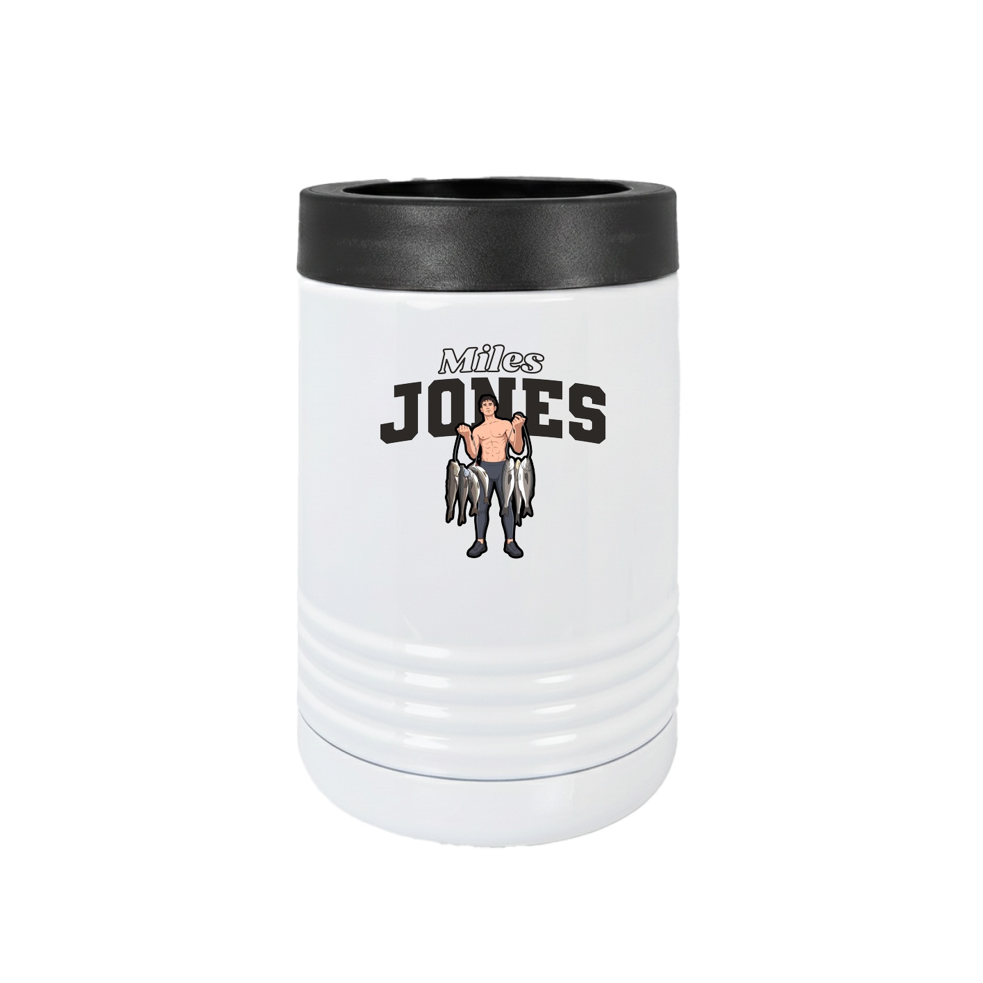 Beverage Holder — Name Arch in White