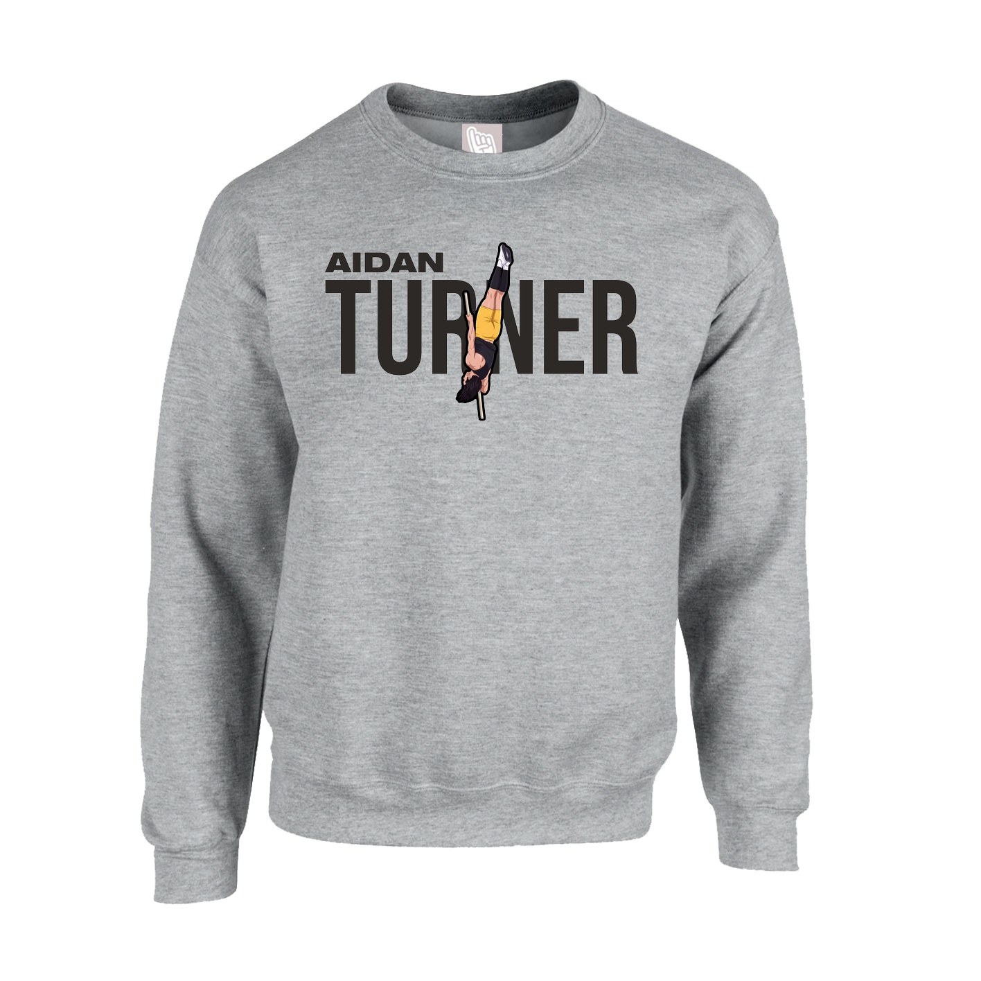 Fleece Crew — Player Name in Grey