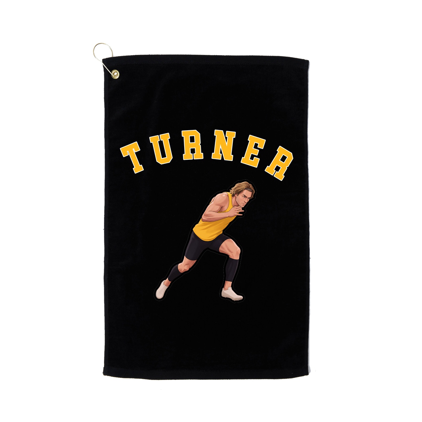 Golf Towel — Shirsey Arch in Black