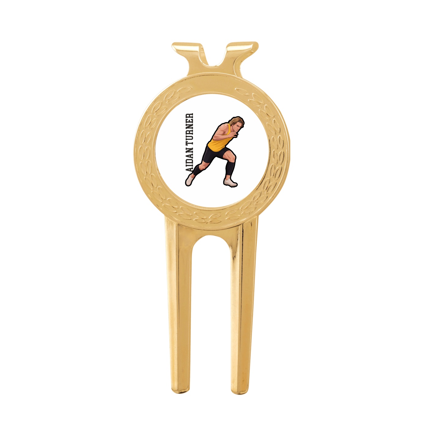 Divot Tool with Ball Marker — Name Vertical in Classic