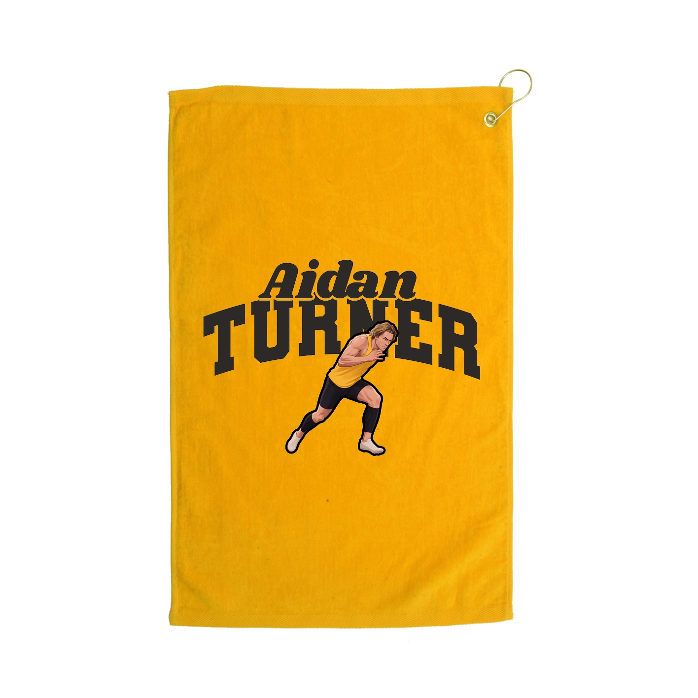 Golf Towel — Signature Arch in Gold