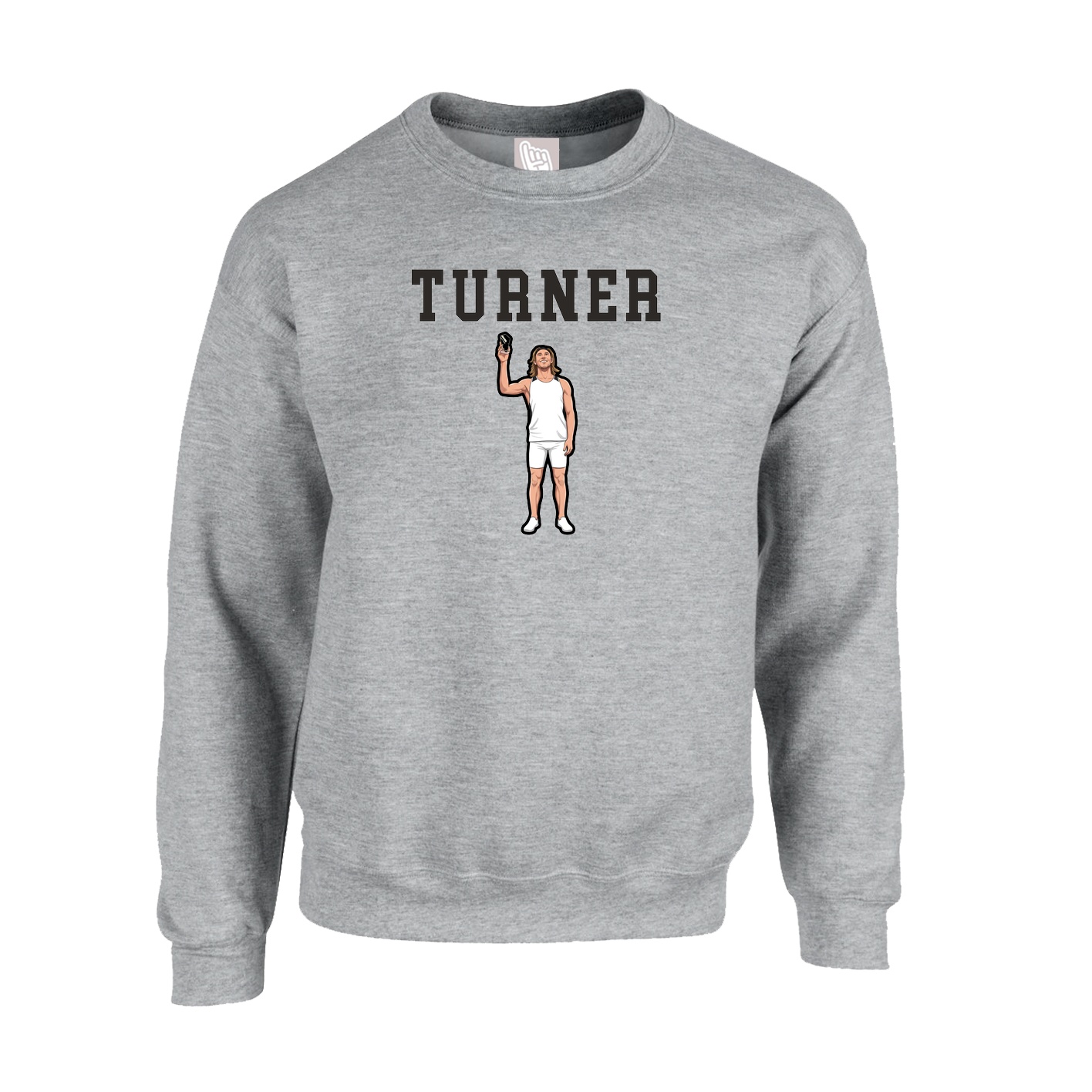 Fleece Crew — Shirsey in Grey