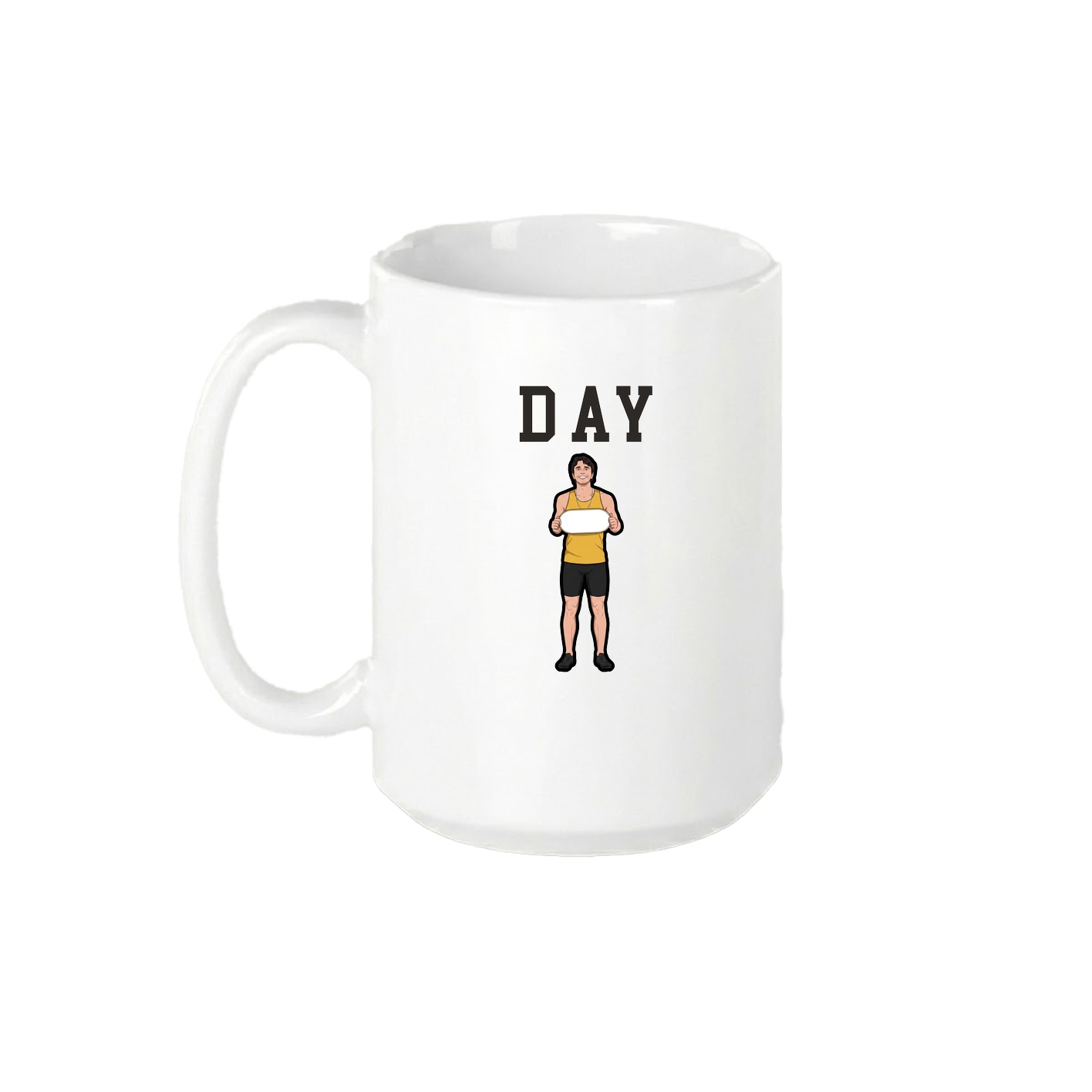 15oz Coffee Mug — Shirsey in White