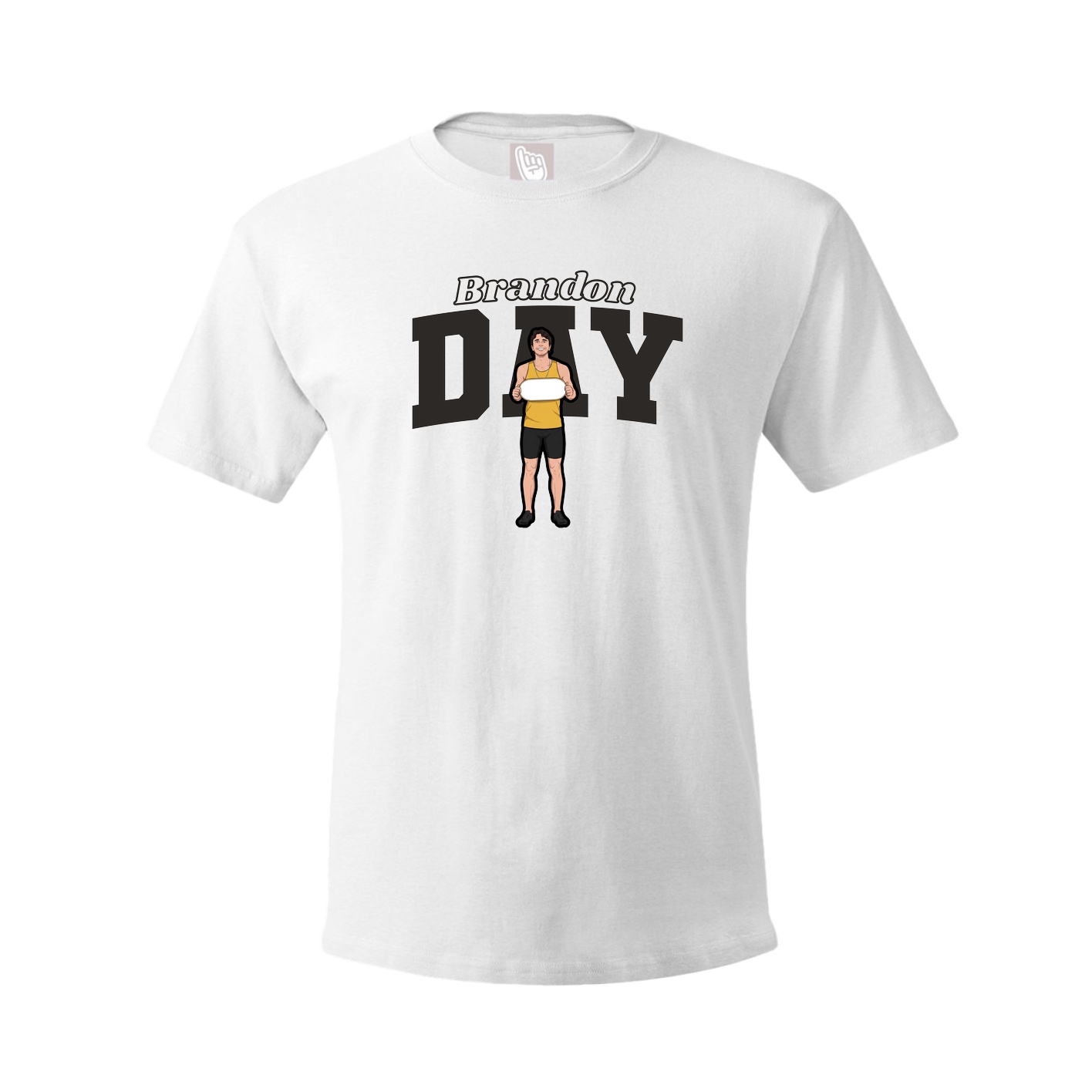 Tee — Name Arch in White