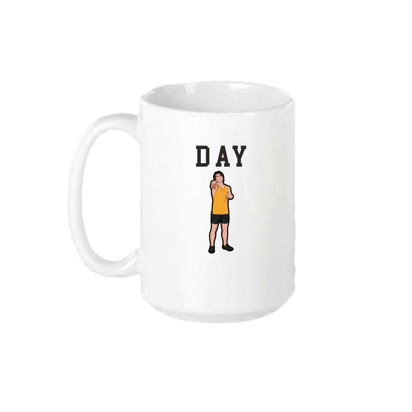 15oz Coffee Mug — Shirsey in White