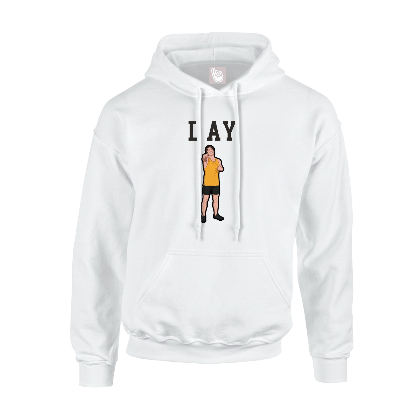 Hoodie — Shirsey in White