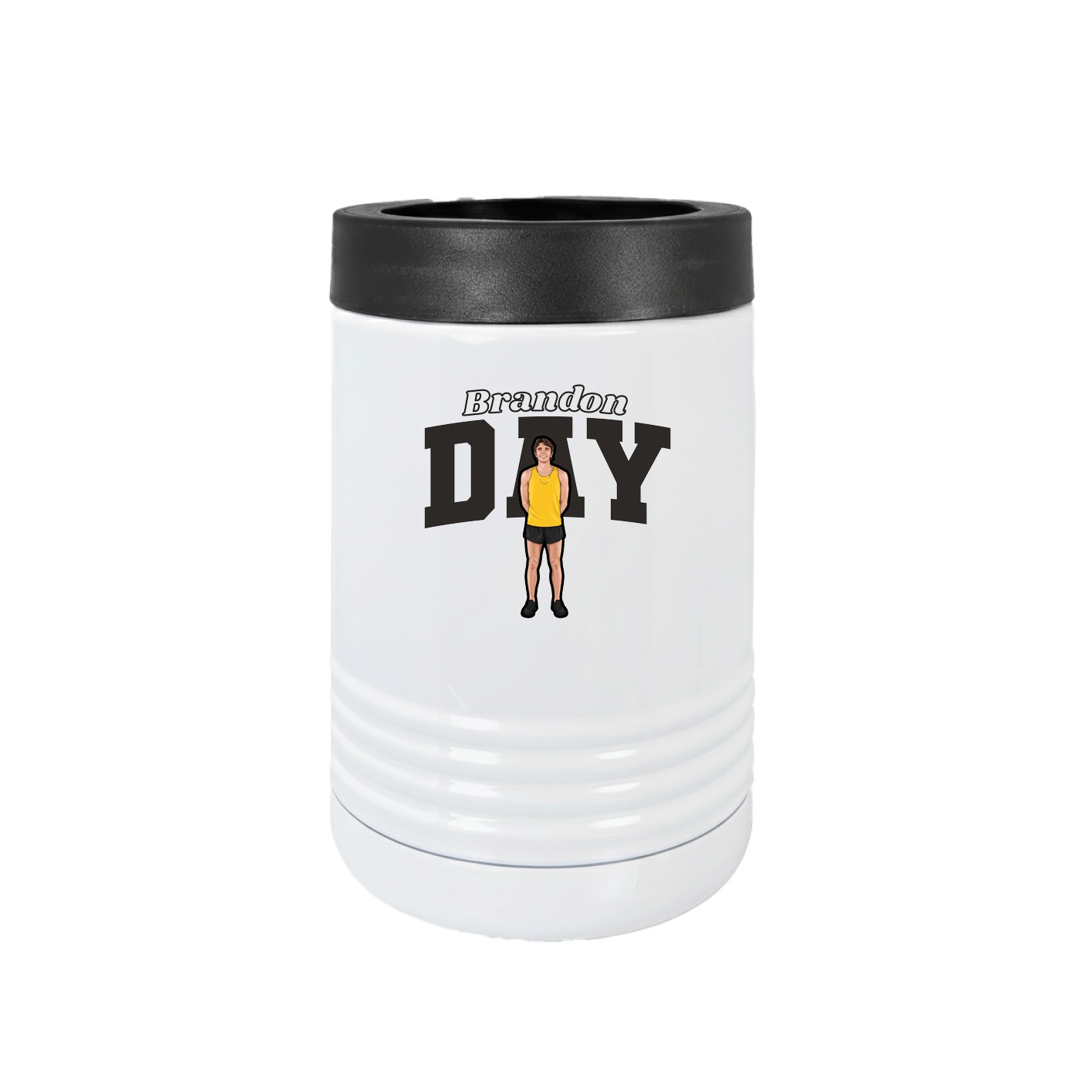 Beverage Holder — Name Arch in White