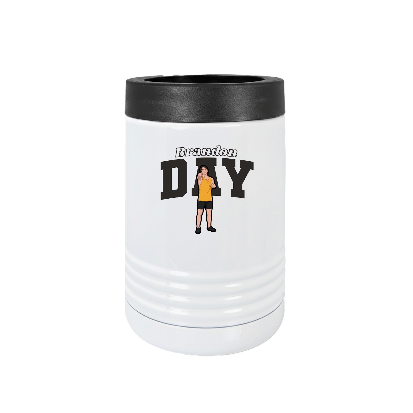 Beverage Holder — Name Arch in White