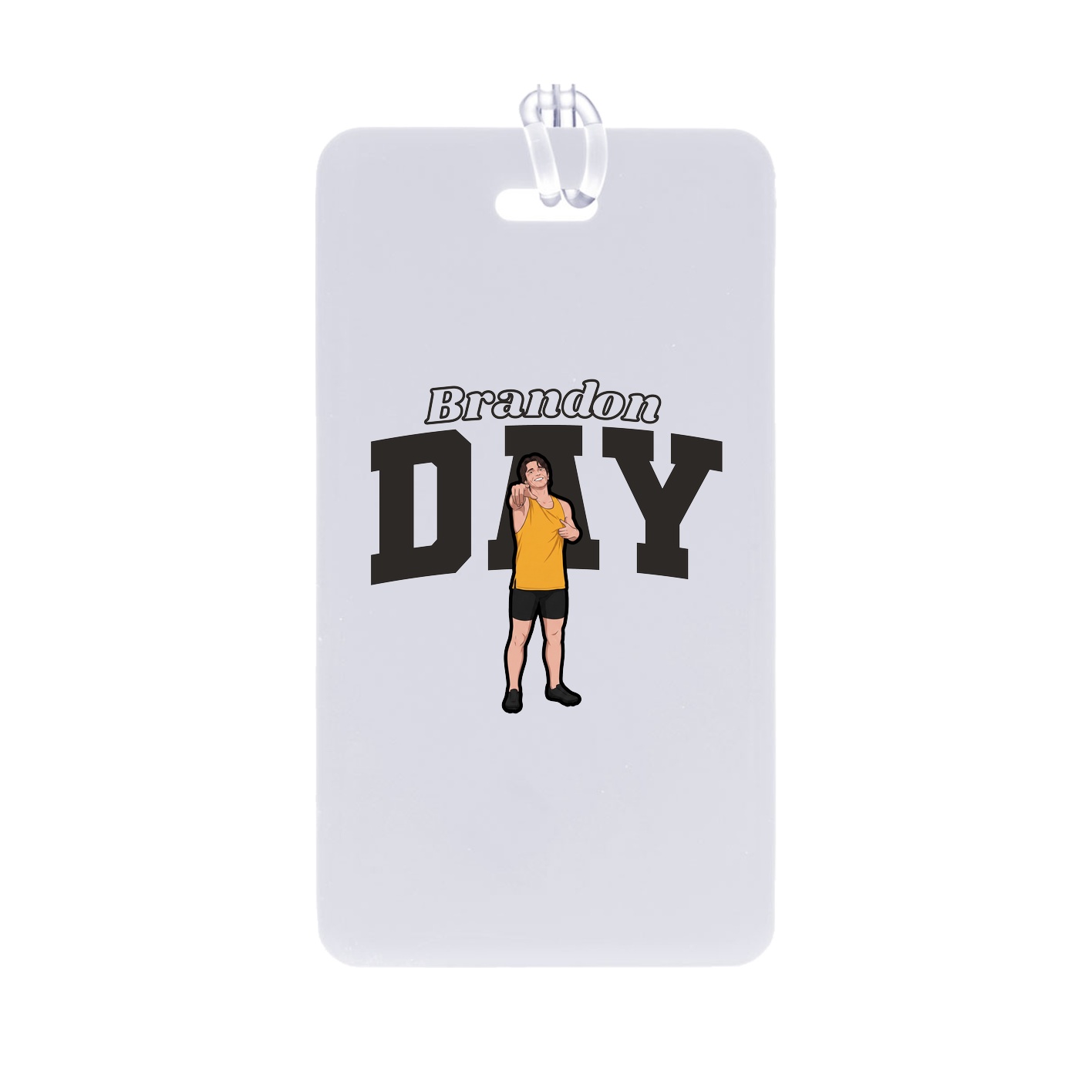 Bag Tag — Name Arch in Classic