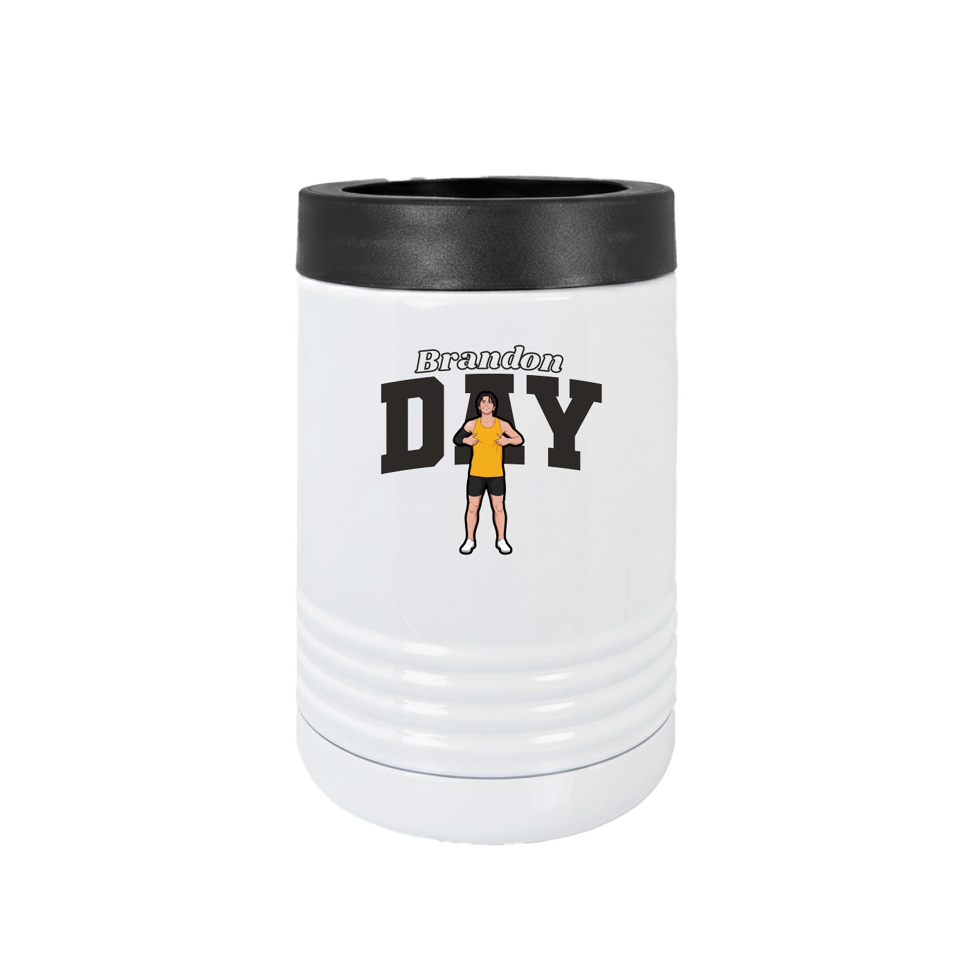 Beverage Holder — Name Arch in White
