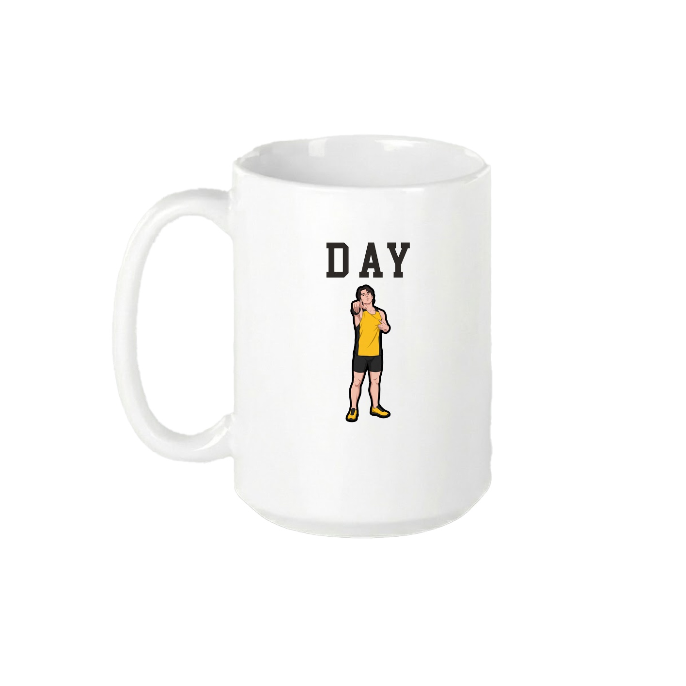 15oz Coffee Mug — Shirsey in White