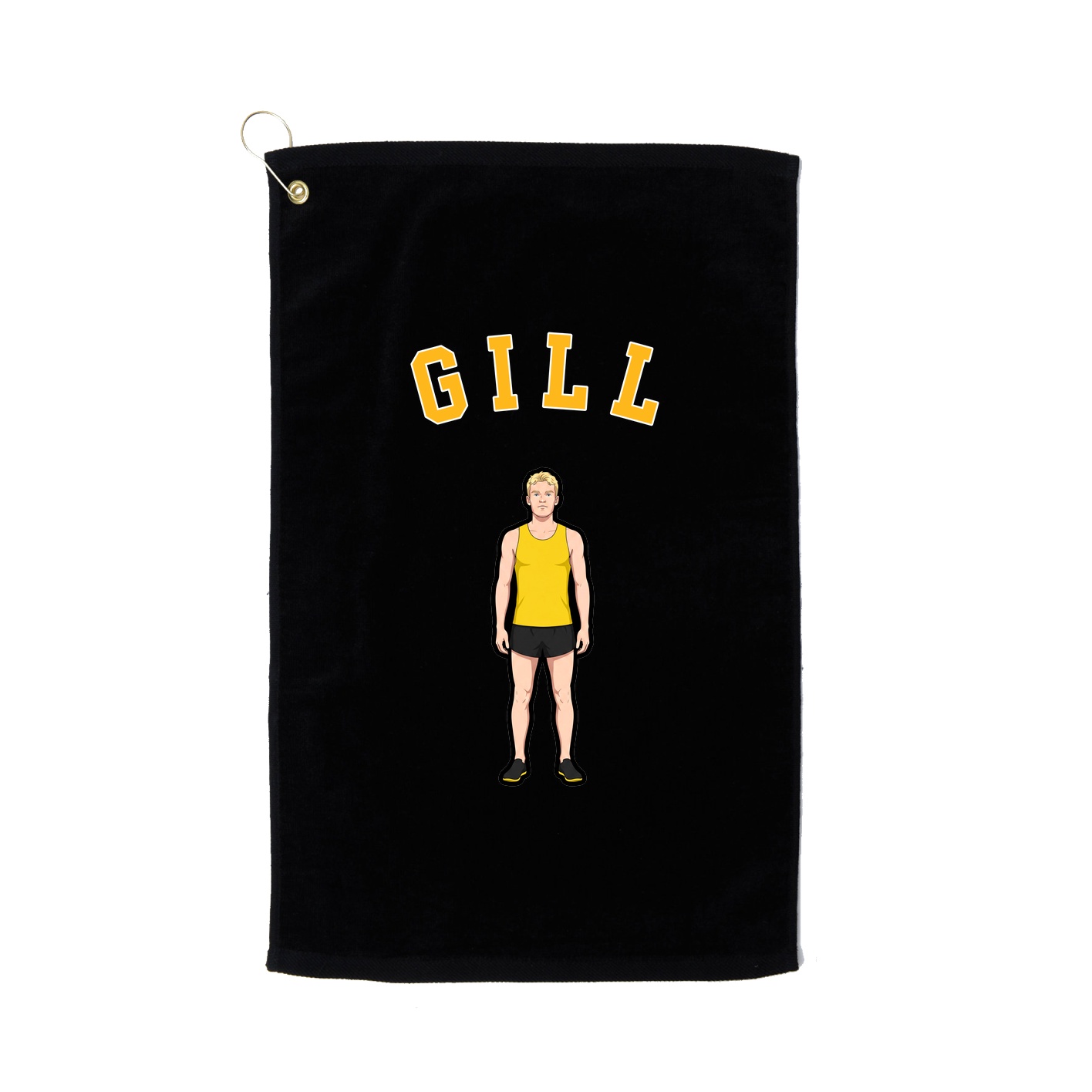 Golf Towel — Shirsey Arch in Black