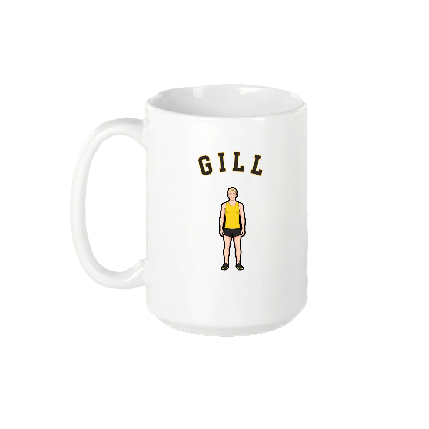 15oz Coffee Mug — Shirsey Arch in White